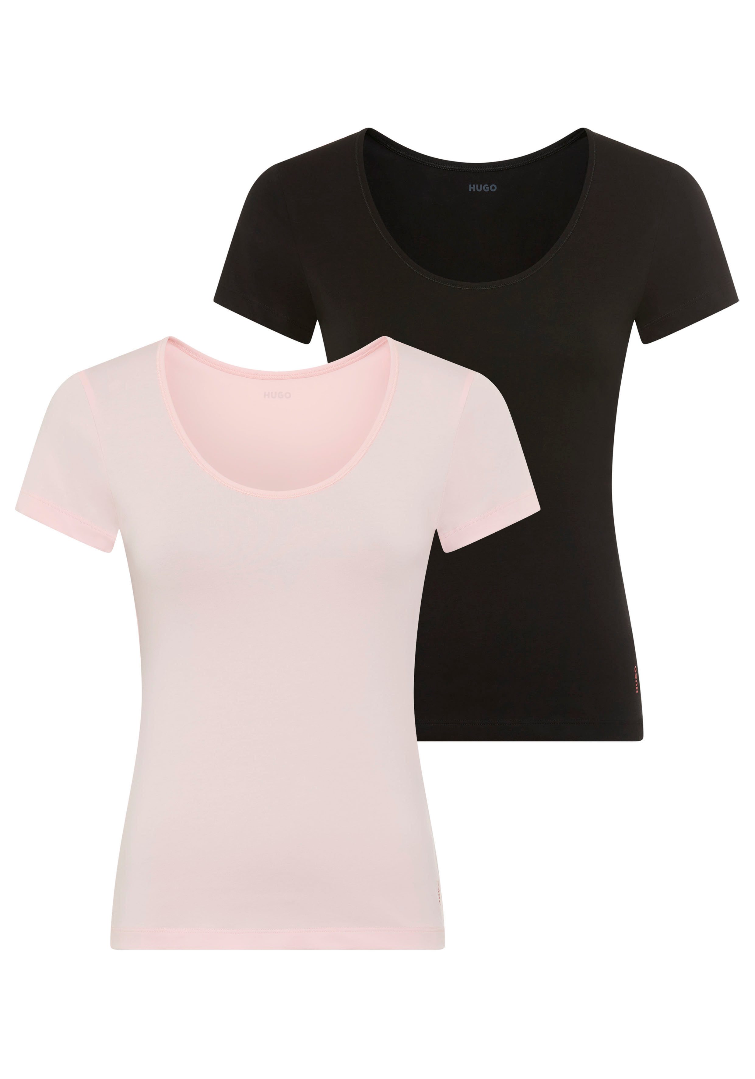 HUGO T-Shirt (2-tlg) regular fit, Rundhals günstig online kaufen