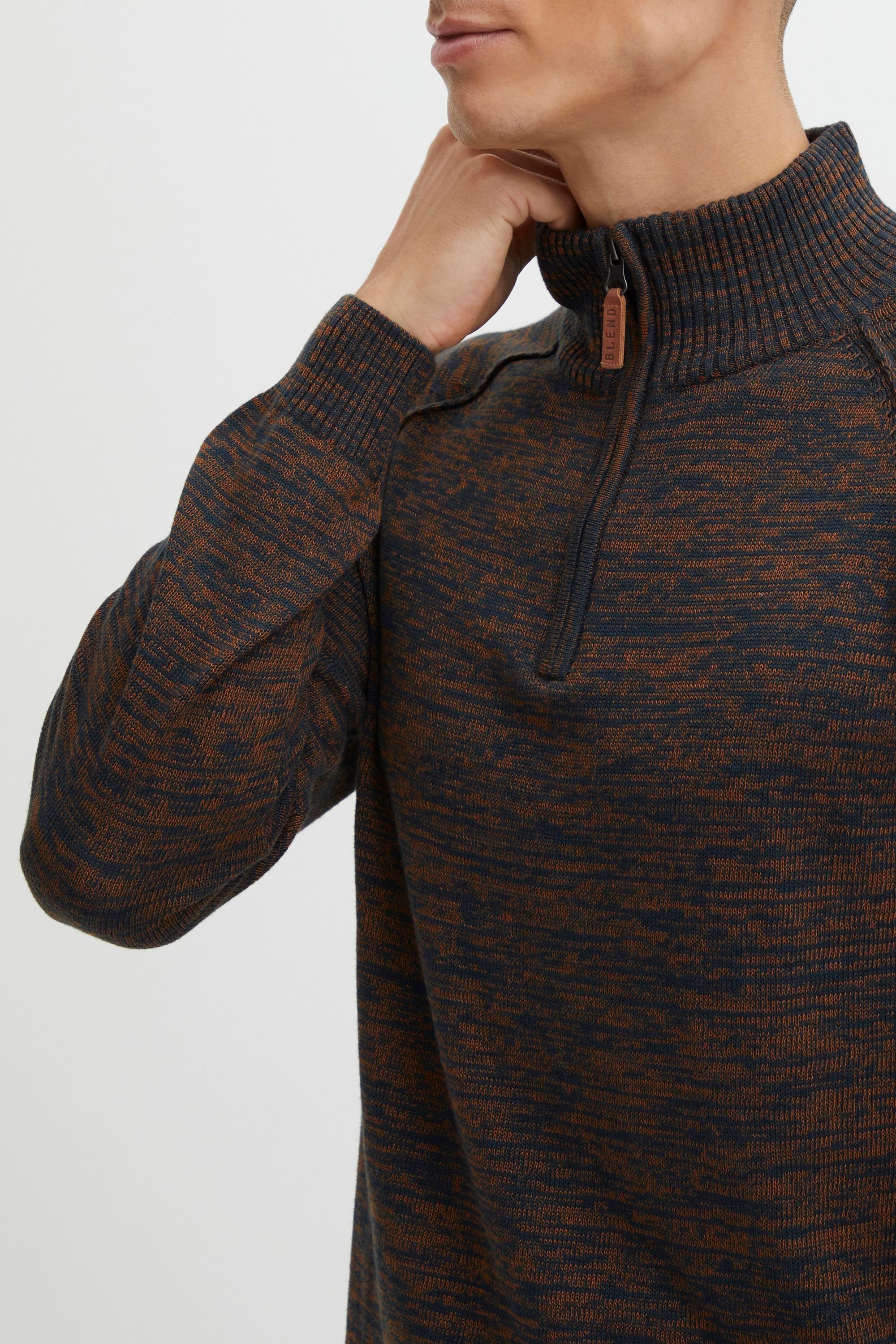 Blend Troyer BHDanovan Strickpullover in MeLange-Optik