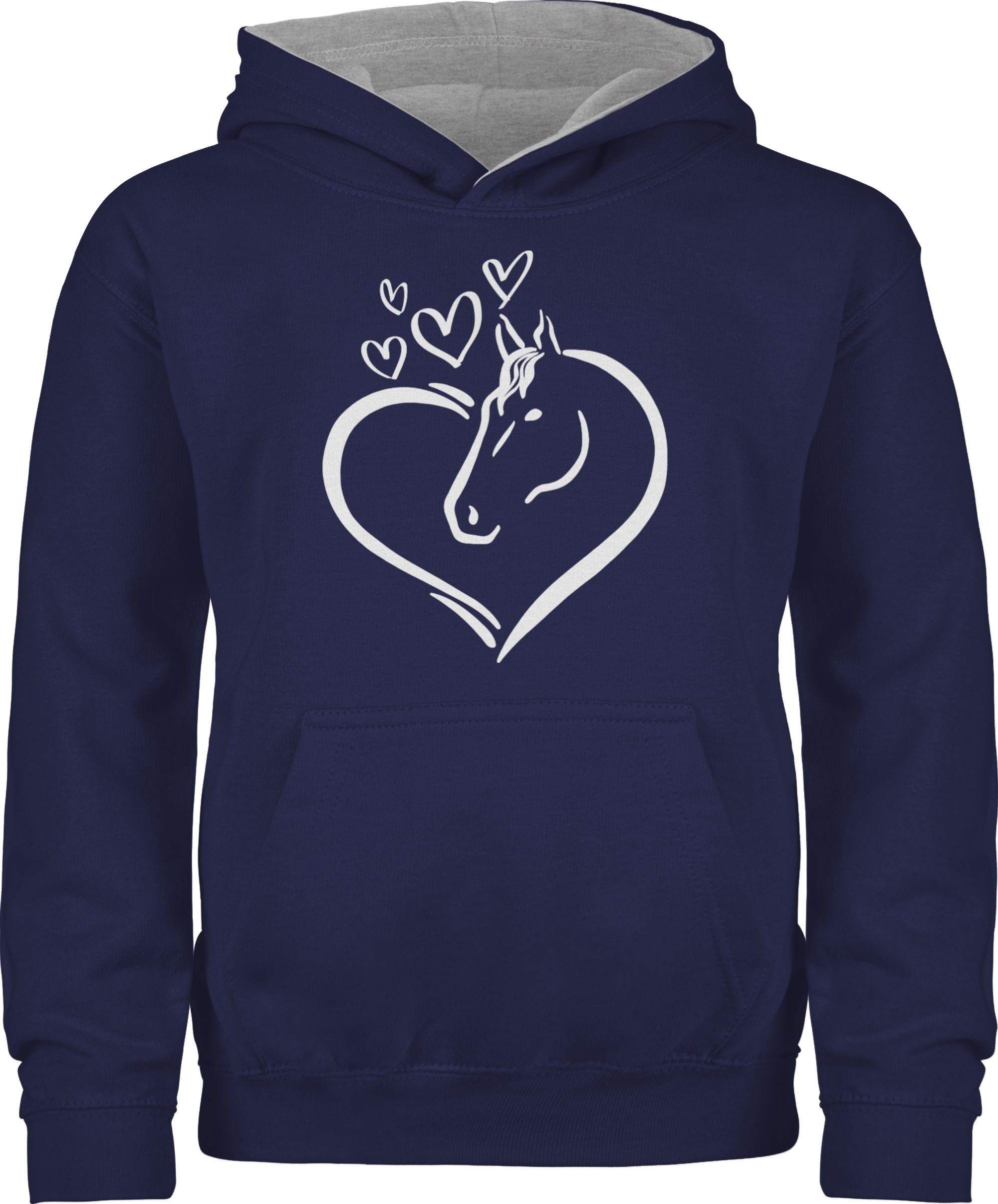 Shirtracer Hoodie Pferdeportrait Pferd