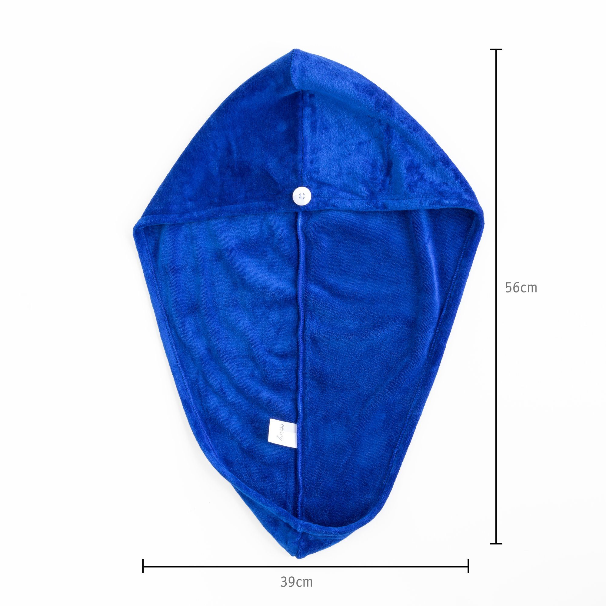 - Turban-Handtuch 350 g/m² cosey Mikrofaser (1-St), Kopf-Handtuch, Dunkelblau Turban-Handtuch