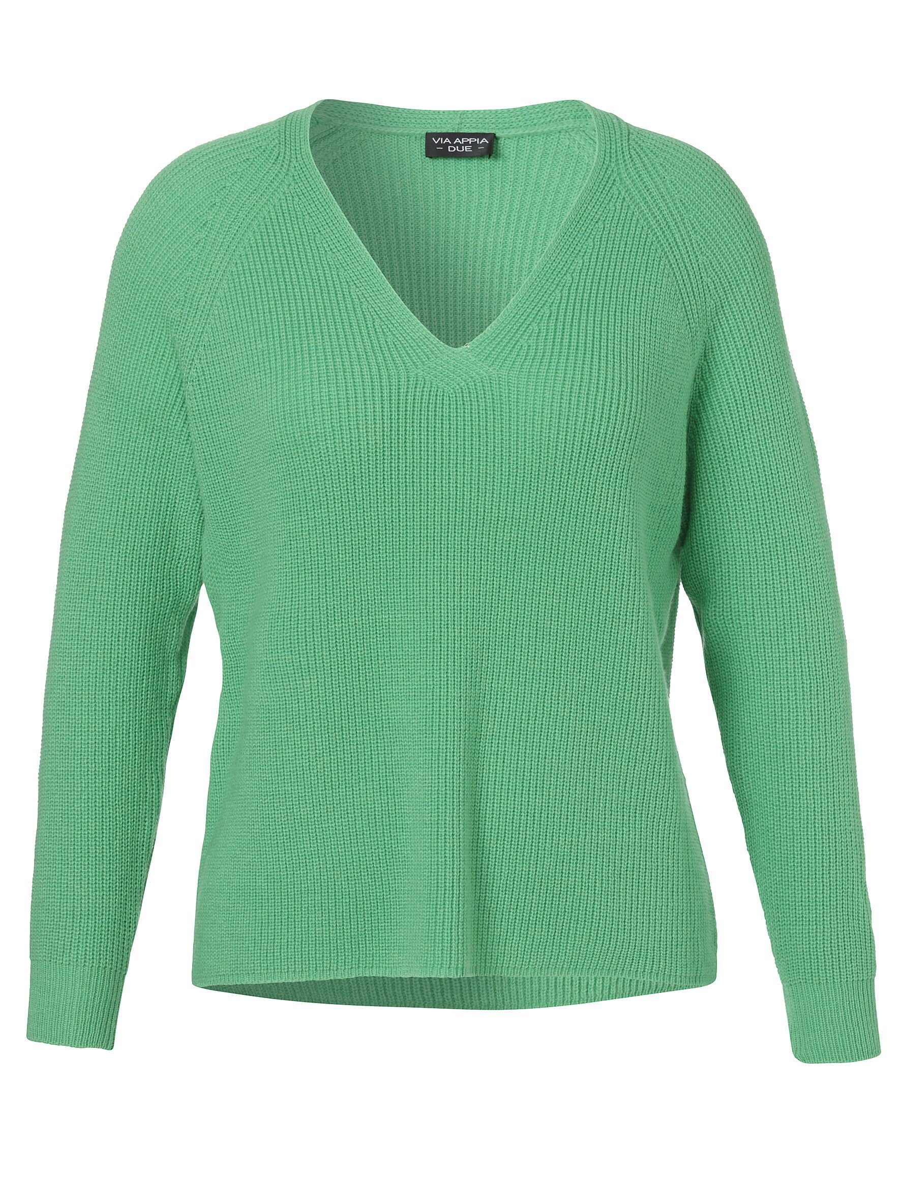 V-Ausschnitt-Pullover
