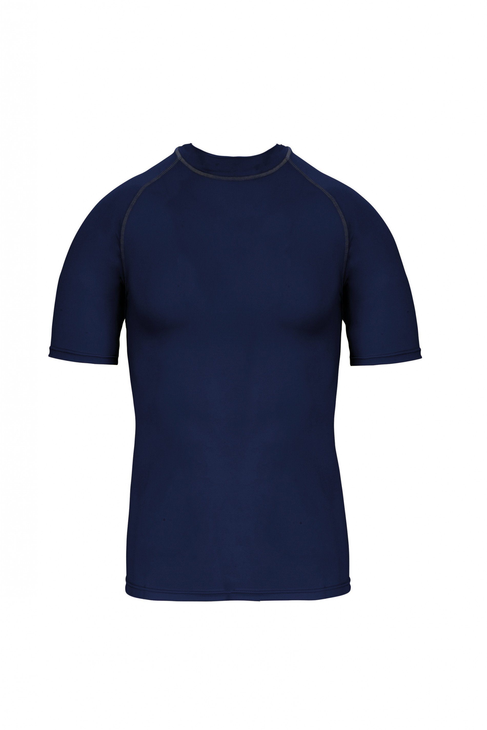 coole-fun-t-shirts Strandshirt Bade T-Shirt zum Schwimmen Kinder Surfshirt Jumngen Mädchen UV 40+ blau, dunkelblau und neongelb Gr. 6 7 8 9 10 11 12 13 14 Jahre