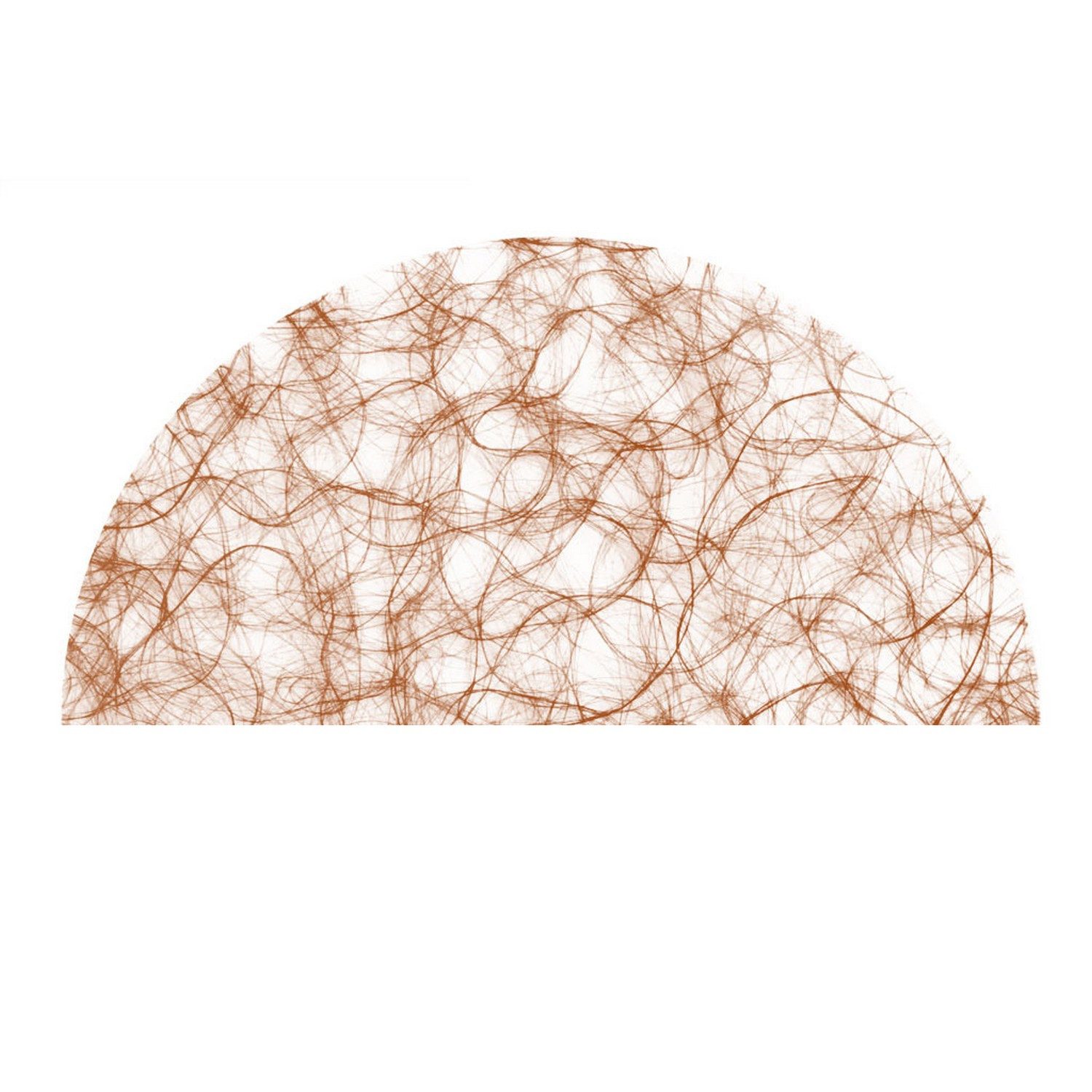 Deko AS Platzset 64HK 56 X 28 cm Halbkreis col.040 Sizoweb Kupfer 1VE = 3 x 4 Stück