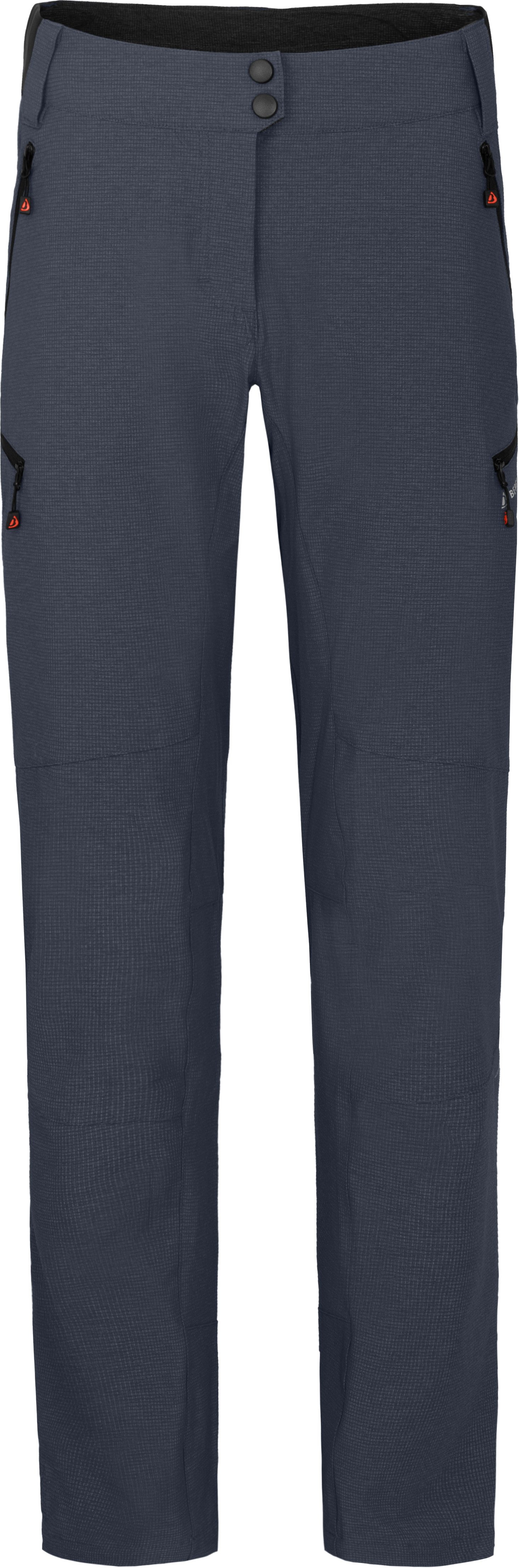 Bergson Outdoorhose VALLI Damen Radhose, robust, elastisch, Короткие размеры, grau/blau