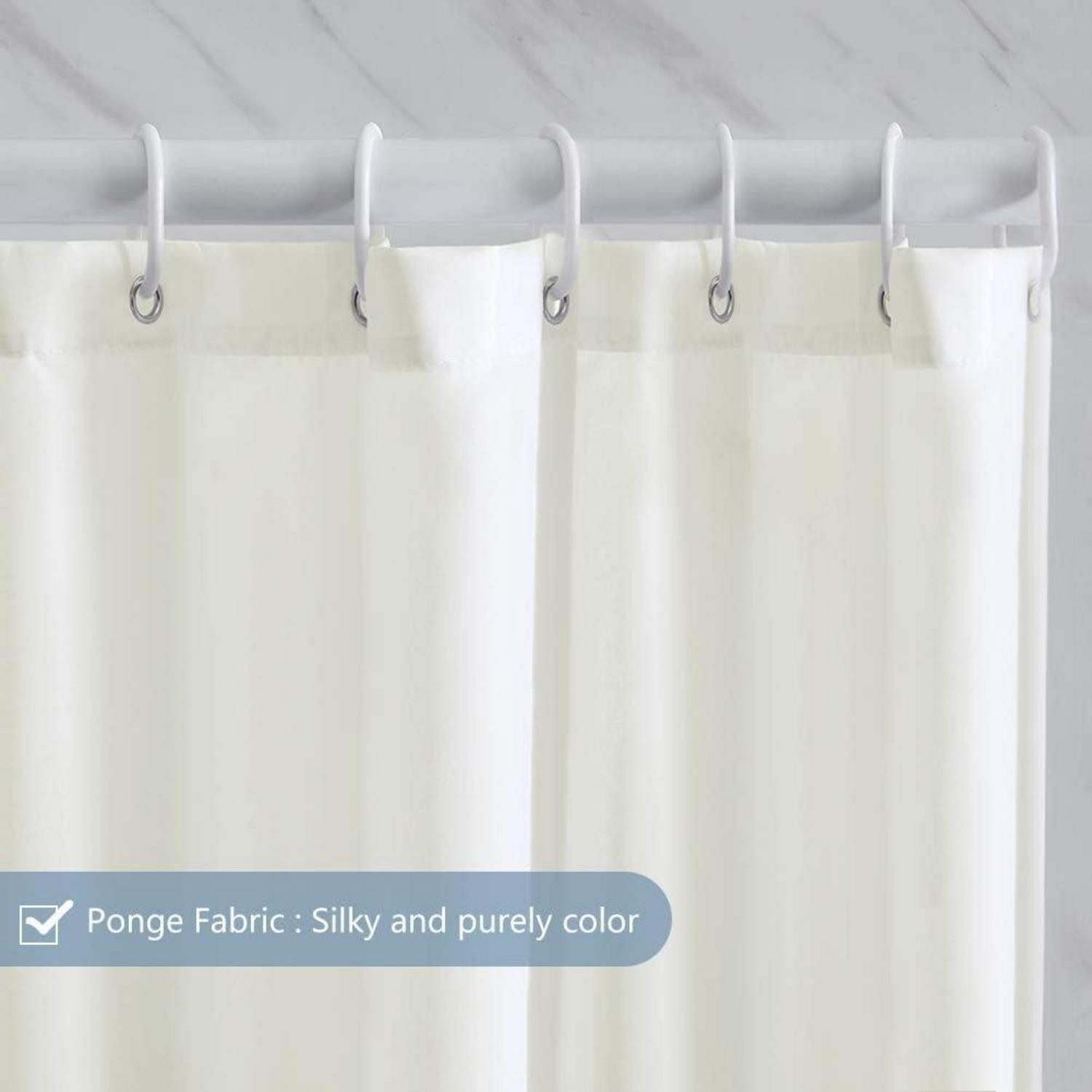 Furlinic Duschvorhang Duschvorhang Textil Anti-schimmel Wasserdicht günstig online kaufen