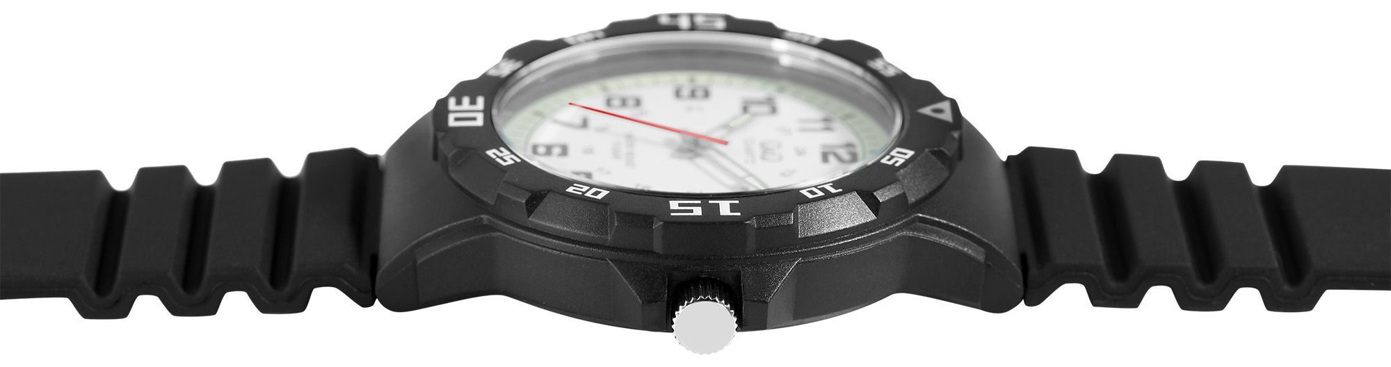 Q&Q Quarzuhr VR18J001Y mit Silikonarmband, 10 bar, schwarz günstig online kaufen