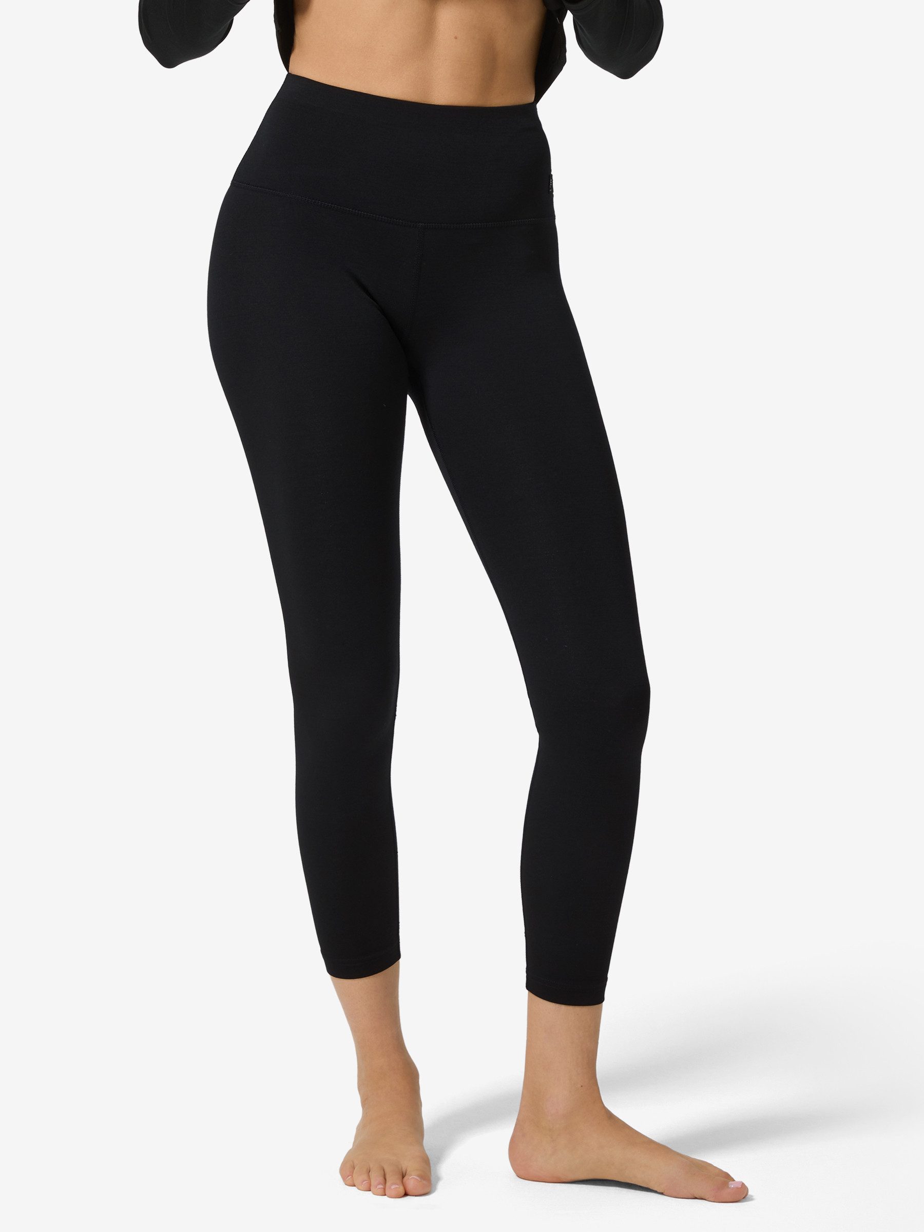 SUPER.NATURAL Funktionsleggings für Damen, Merino W SUPER LUX TIGHT bietet luxeriöse Optik und Komfort