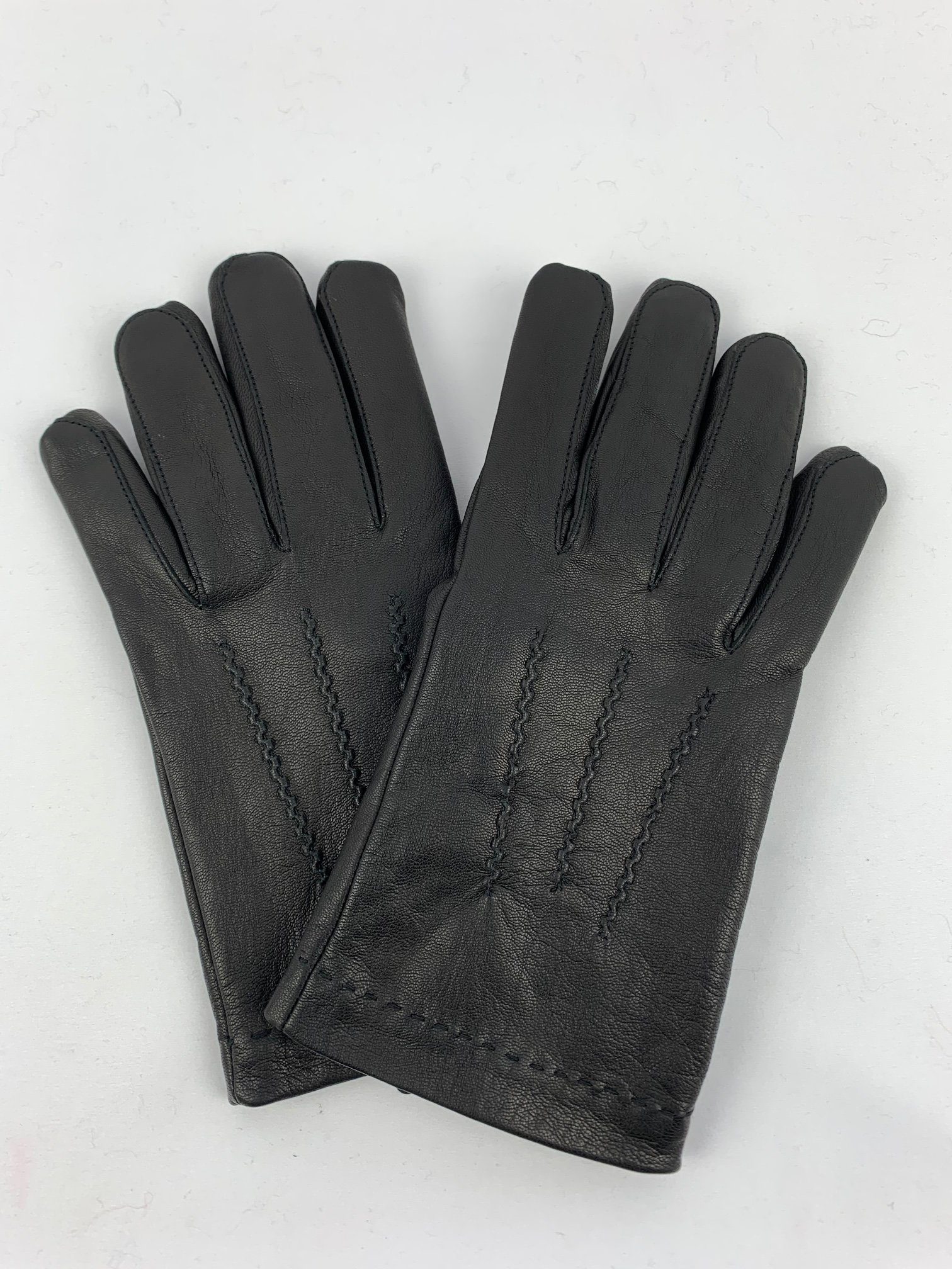 schwarz Schafleder KK105 ZEBRO Nappa-Lederhandschuhe Lederhandschuhe