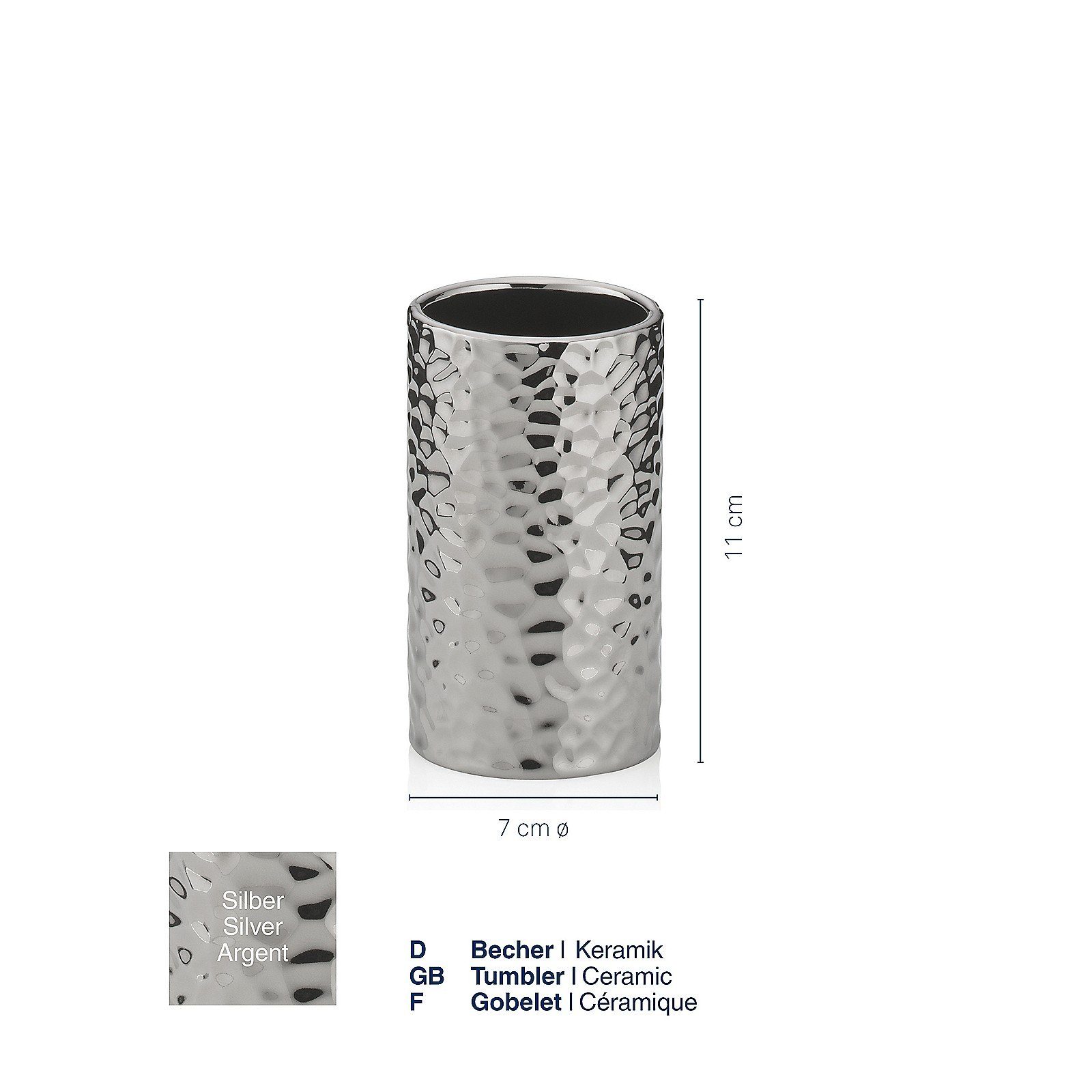 kela Zahnputzbecher Sterling