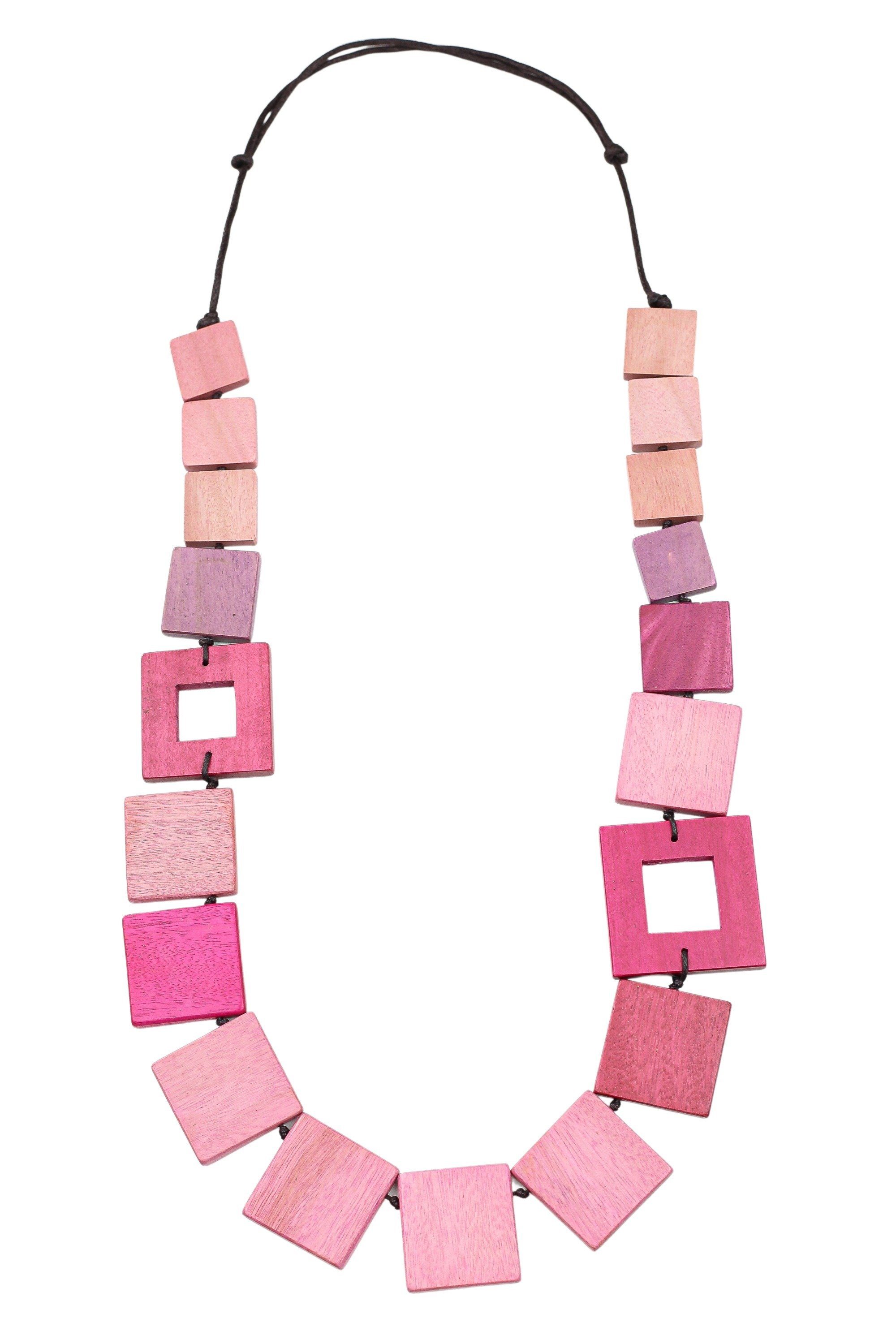 COLLEZIONE ALESSANDRO Lange Kette "Davao", aus echtem Holz günstig online kaufen