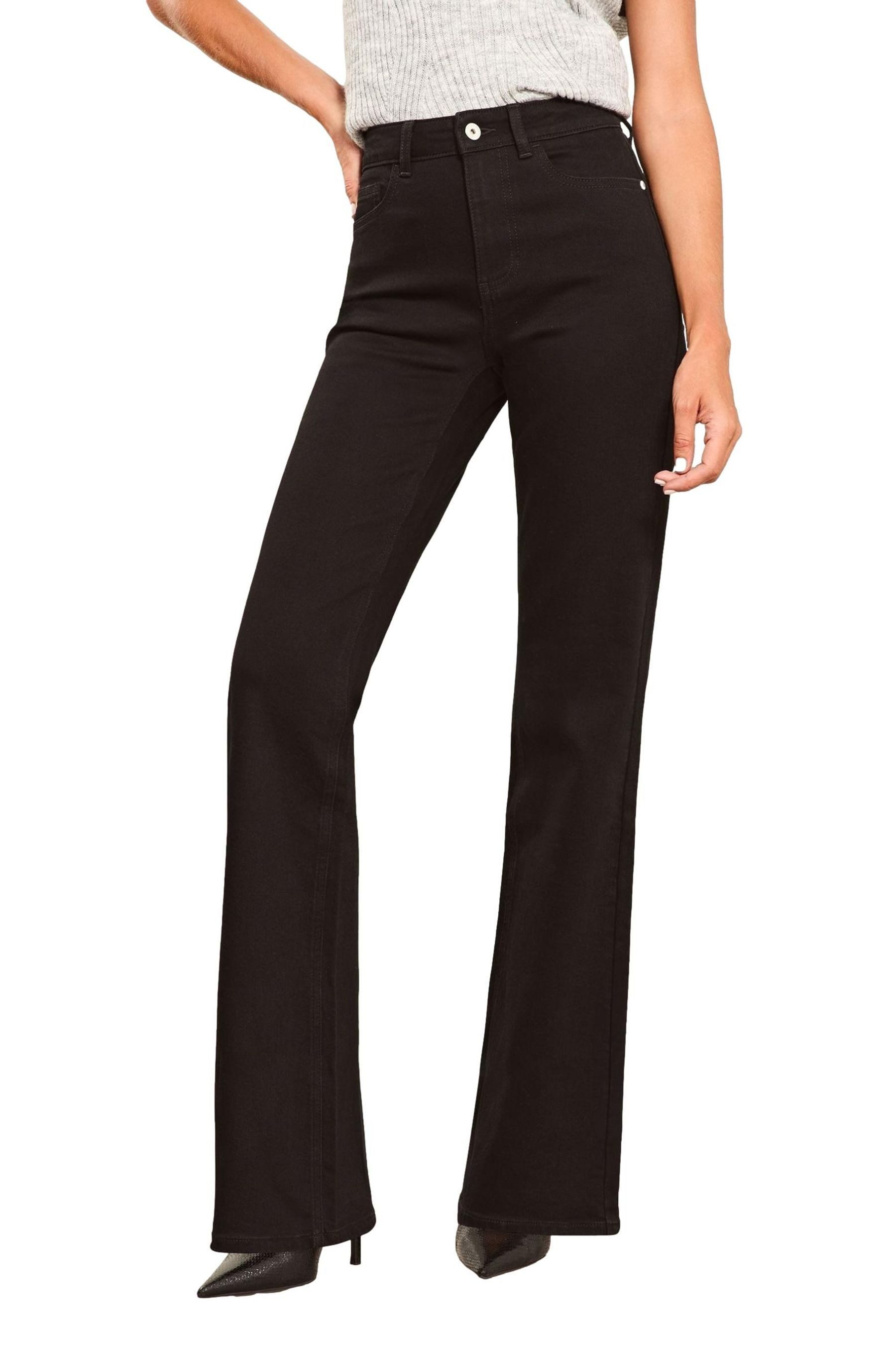 Slim-fit-Jeans Lipsy Slim Fit Hochbund-Schlagjeans, Regular