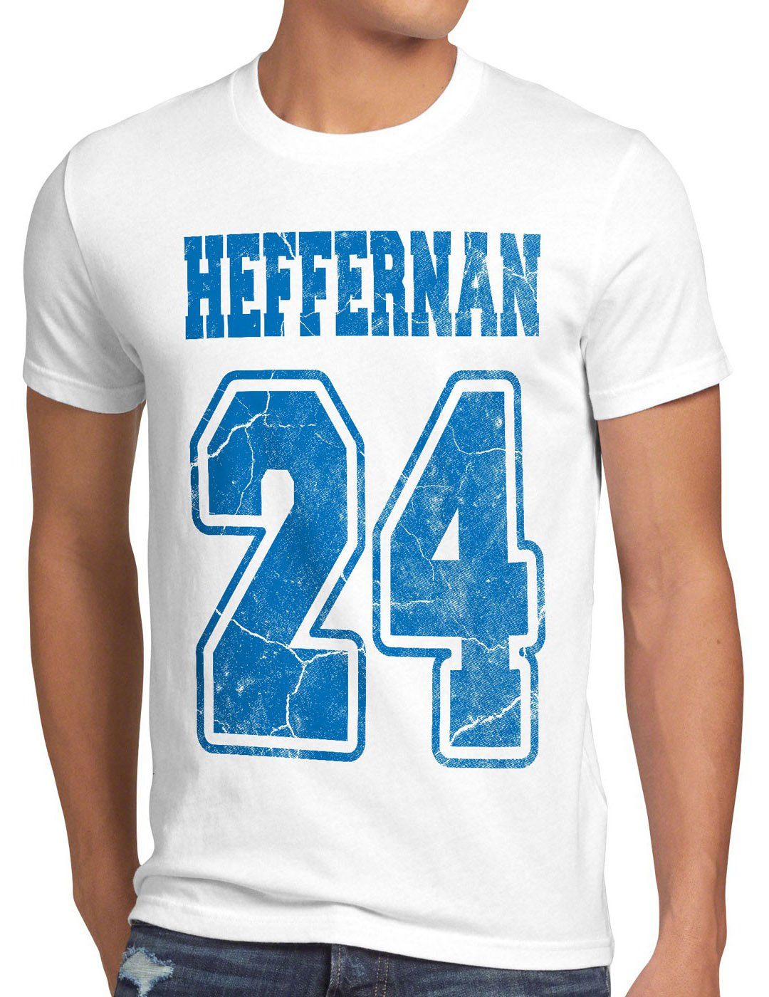 style3 Print-Shirt Herren T-Shirt Heffernan 24 doug the king of IPS coopers queens sitcom spooner weiß