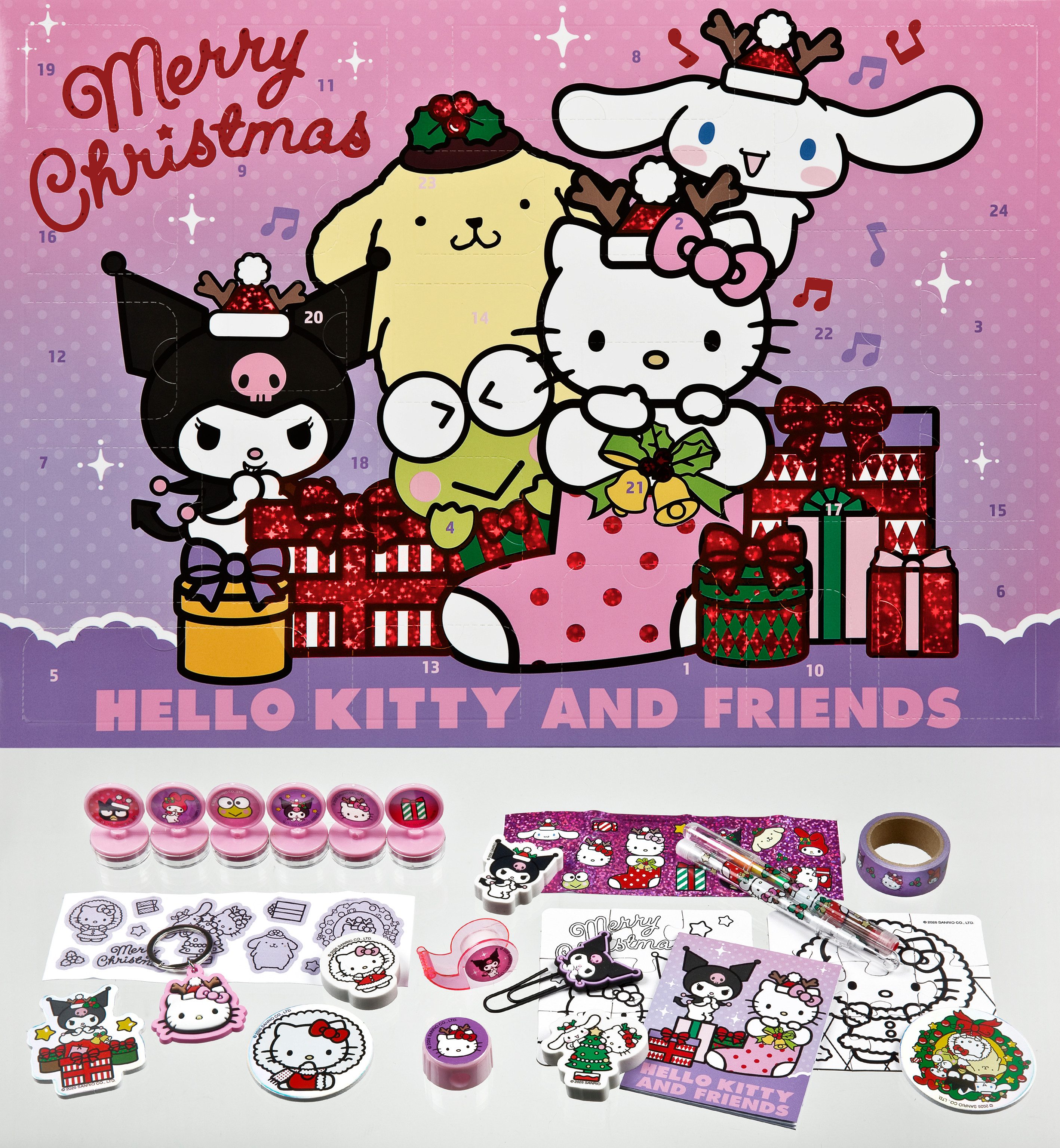 UNDERCOVER Spielzeug-Adventskalender Hello Kitty Friends 2026 – Bild 3 von 3