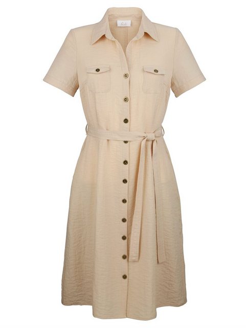 Paola Kleid im Safarilook in beige