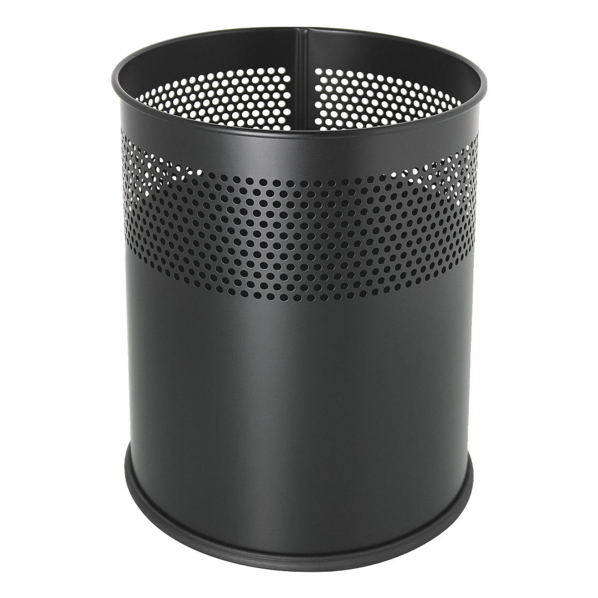 HELIT Papierkorb »the dot H25157«, pulverbeschichtet, mit Lochdekor