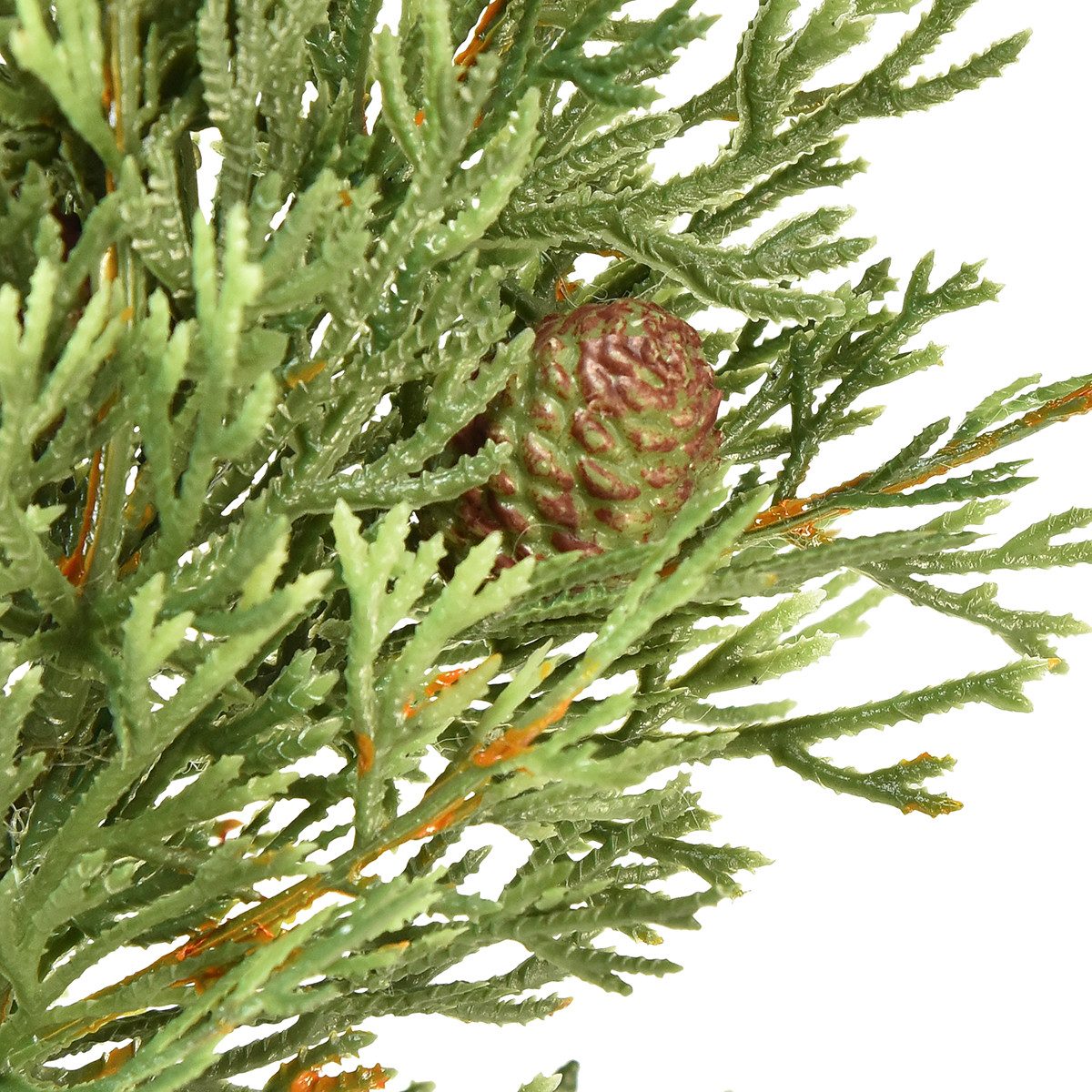 Winterliche Kunstpflanze Kleiner Künstlicher Tannenkranz Grün günstig online kaufen