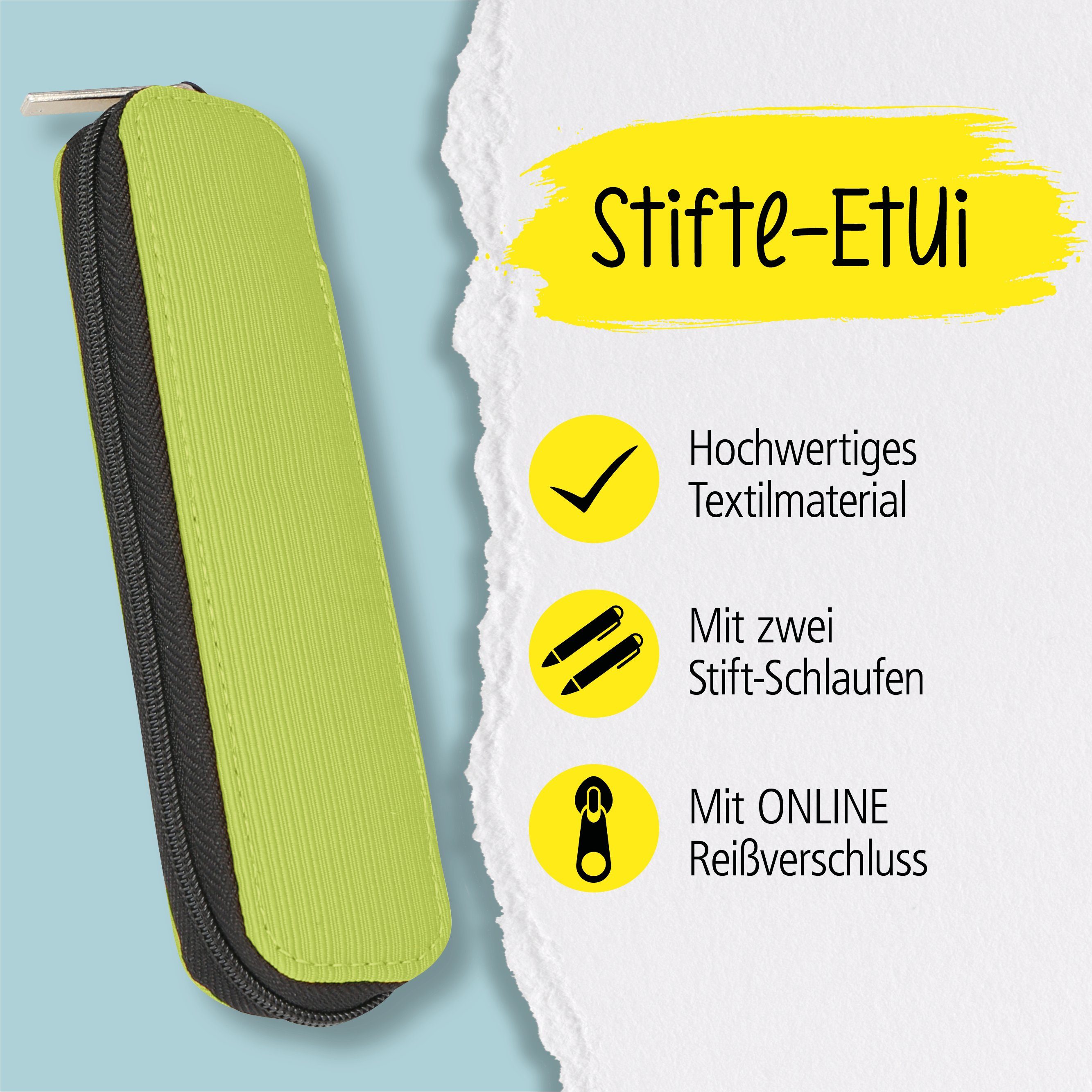 Federmäppchen Grün Online Stifteetui Pen