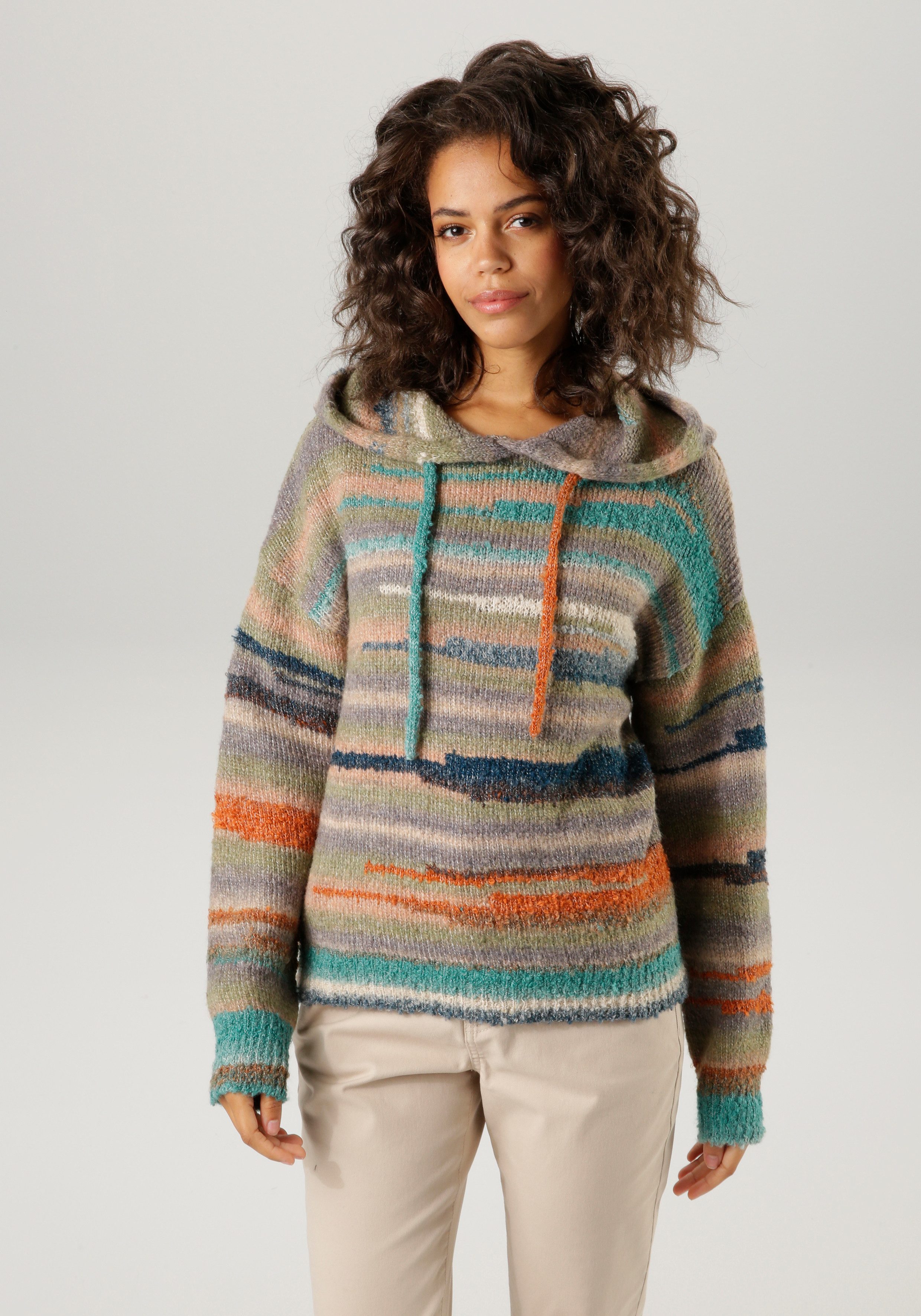 Aniston CASUAL Strickpullover aus buntem Effektgarn günstig online kaufen