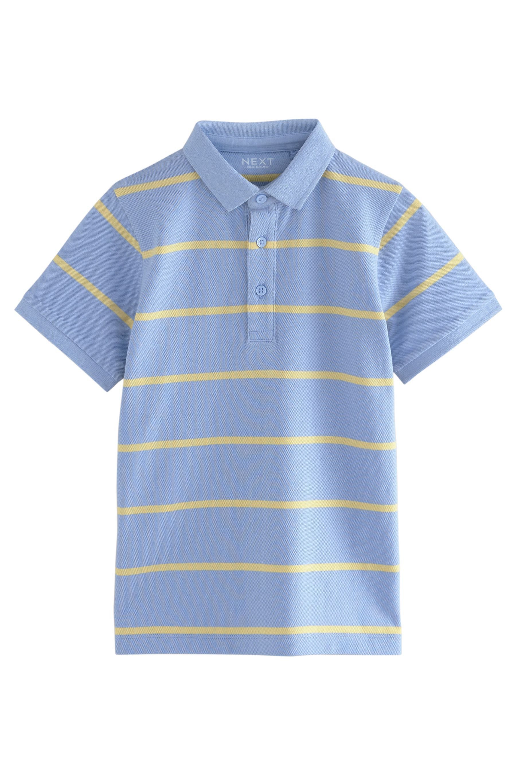 Next Poloshirt Kurzärmeliges Polohemd mit Streifen günstig online kaufen