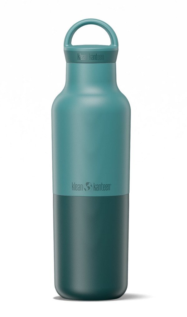 Klean Kanteen Trinkflasche Klean Isolierflasche Rise Classic 592ml Arch Loop Cap Brittany Blue