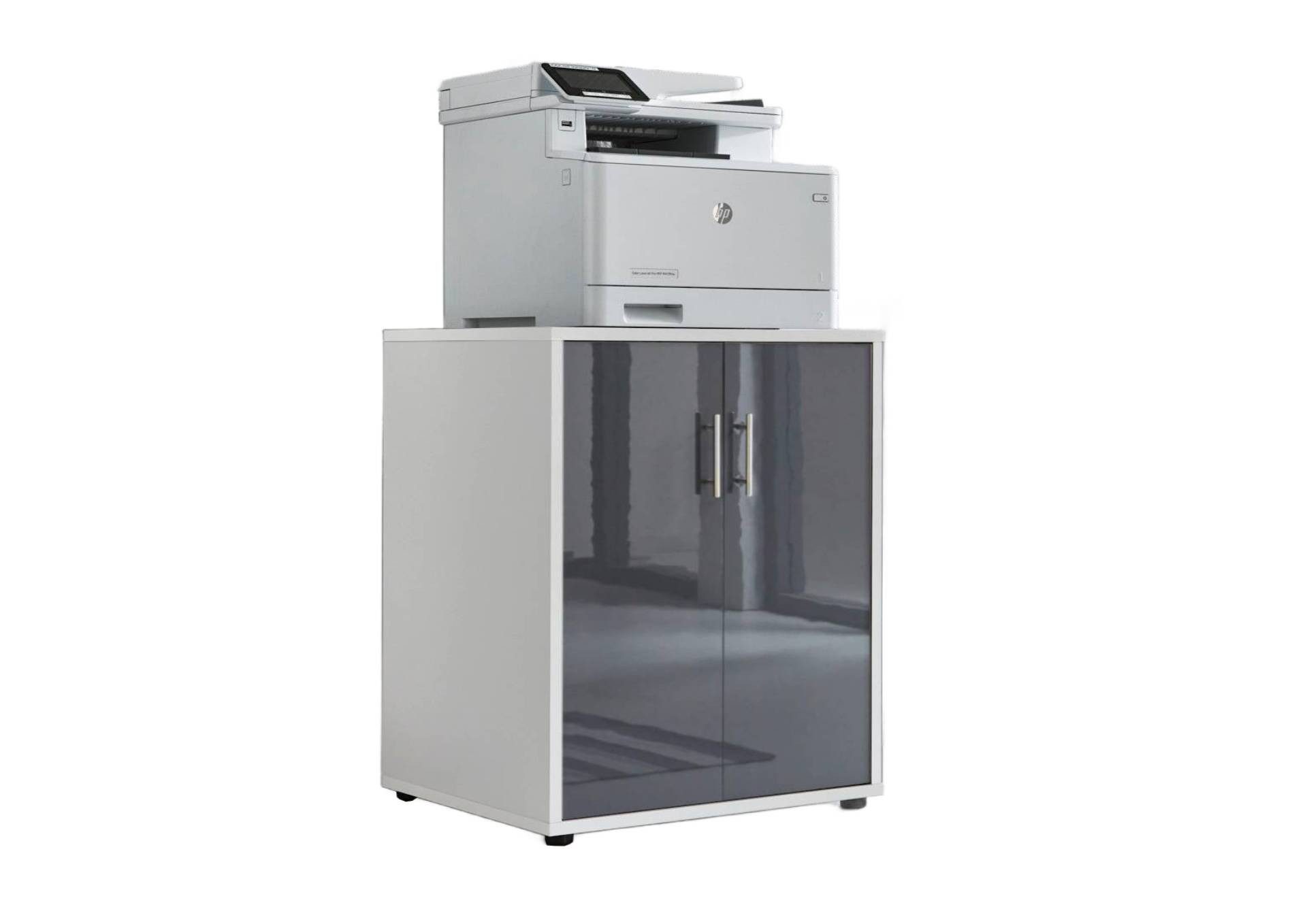 BMG Möbel Aktenschrank Druckerschrank Office Edition (geeignet für 3D Drucker und Office Drucker) Höhe 74 cm, optimale Ergänzung zu Schreibtischen