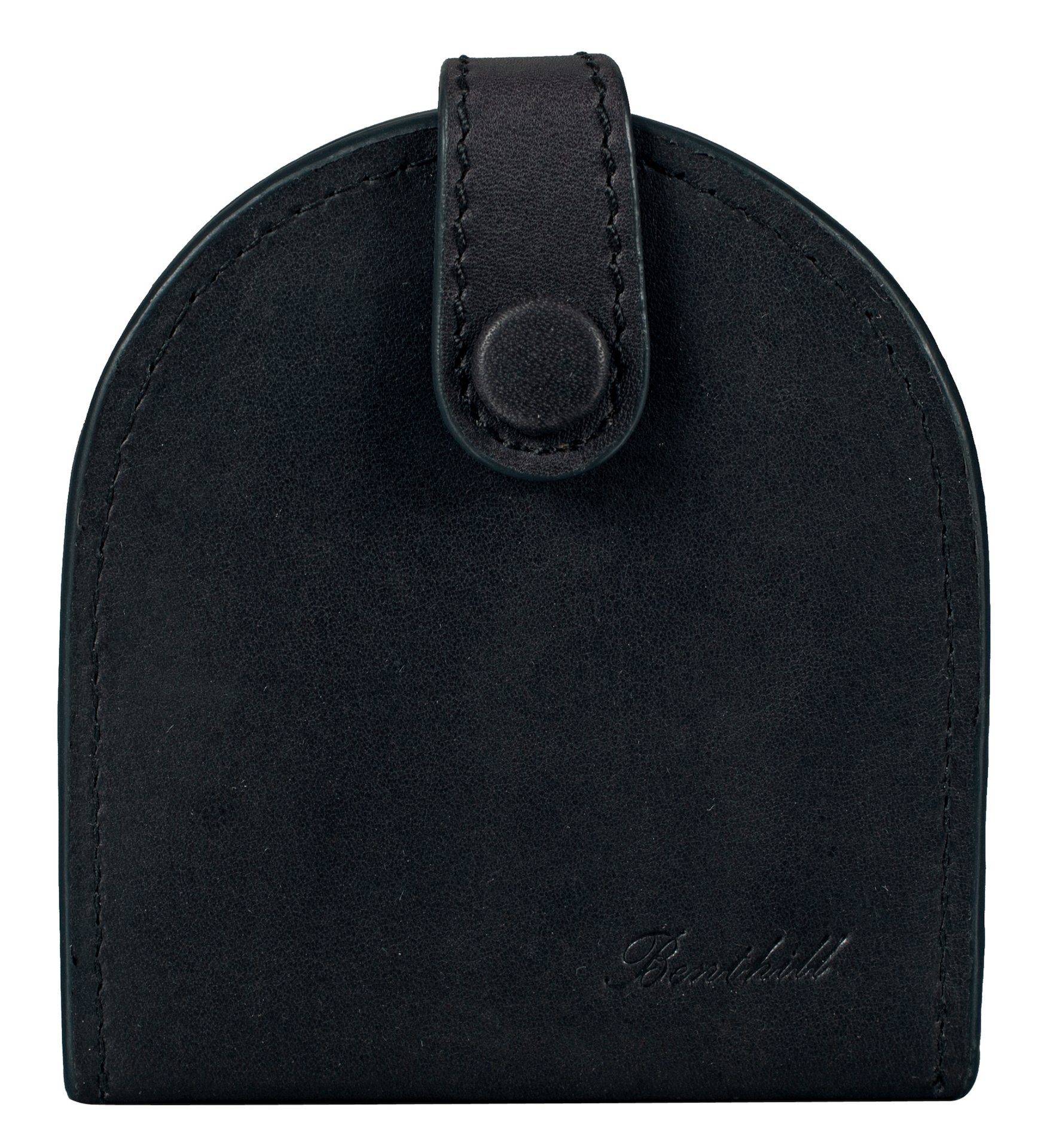 Benthill Mini Geldbörse Echt Leder Münzbörse mit Kleingeldschütte Kleingeldbörse für Münzen, Münzfach