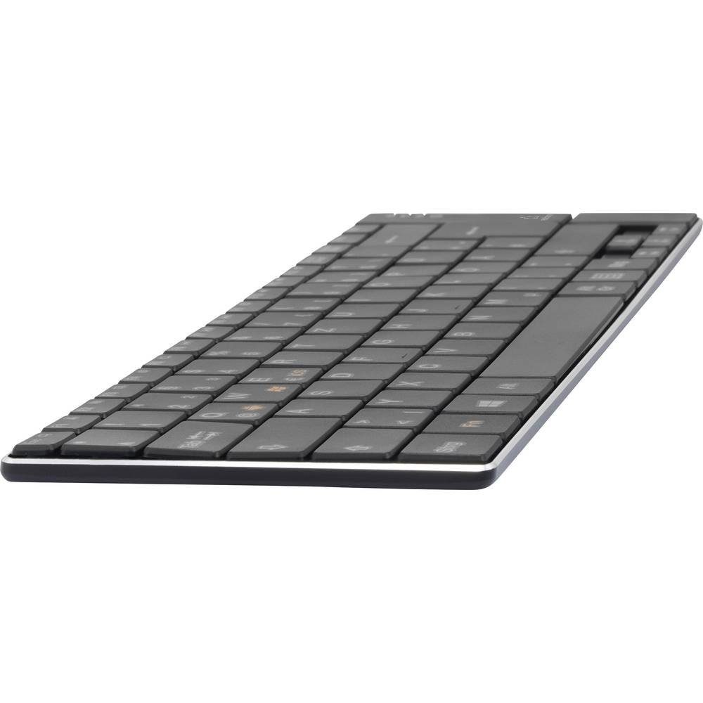 Renkforce Bluetooth®-Tastatur "Slim" RF-4749657 Tastatur (Wiederaufladbar)