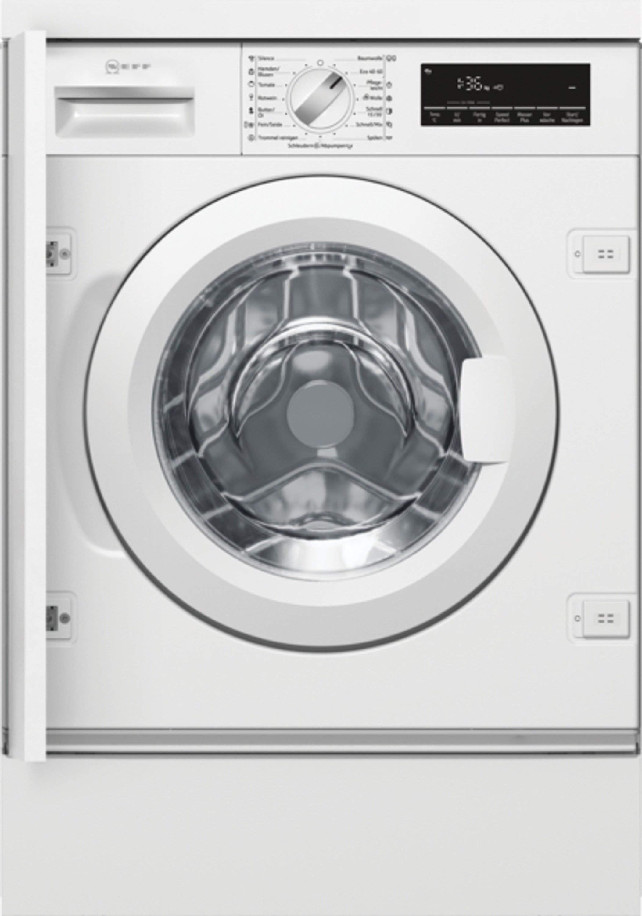 NEFF Waschmaschine W6441X1, 8 kg, 1400 U/min, Efficient Silent Drive, timeLight, Nachlegefunktion