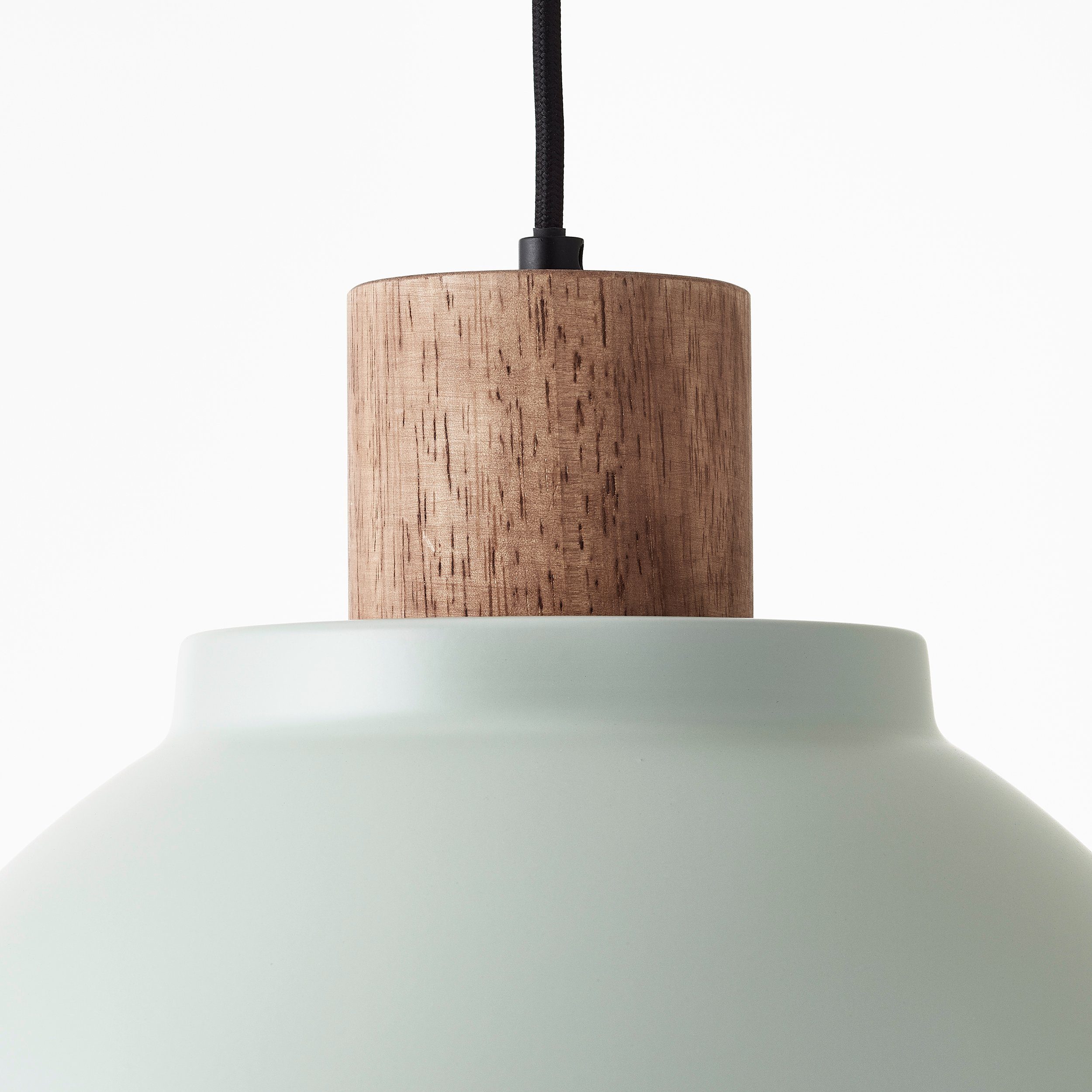 Brilliant Pendelleuchte Erena, ohne Leuchtmittel, Höhe 120 cm, Ø 38 cm, E27, kürzbar, Metall/Holz