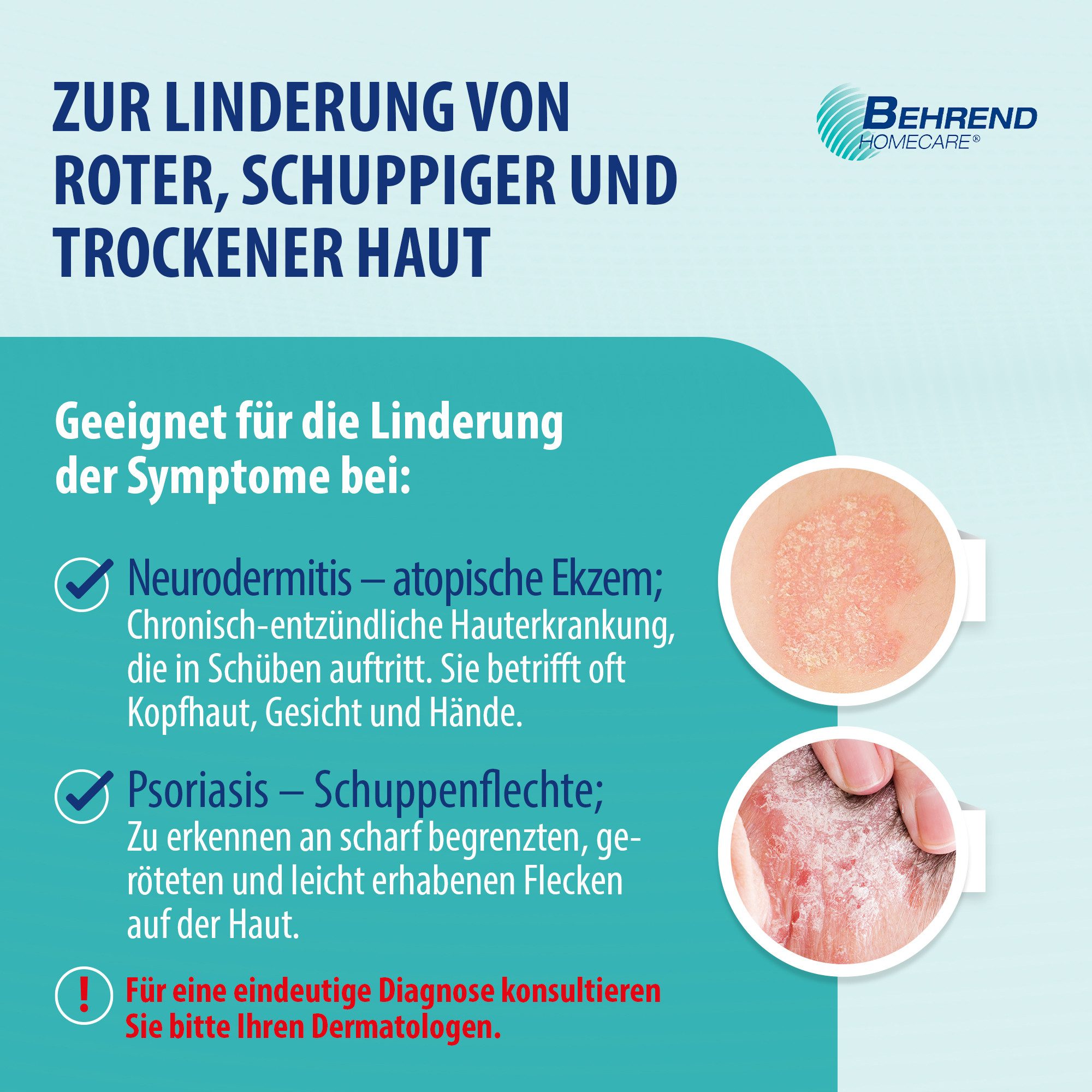 Behrend Homecare Hautcreme Behrend – Schuppenflechte & Neurodermitis Creme
