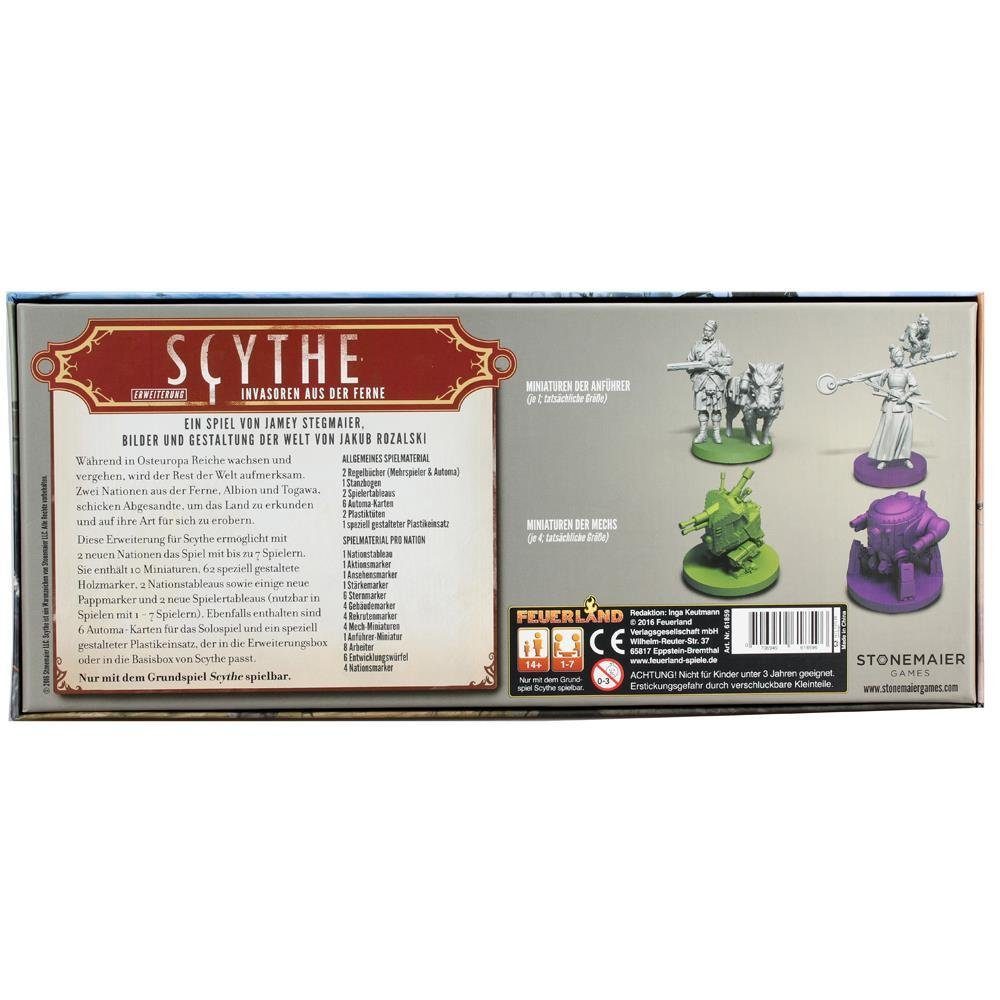 Feuerland Spiel Scythe - Invasoren aus der Ferne Erweiterung