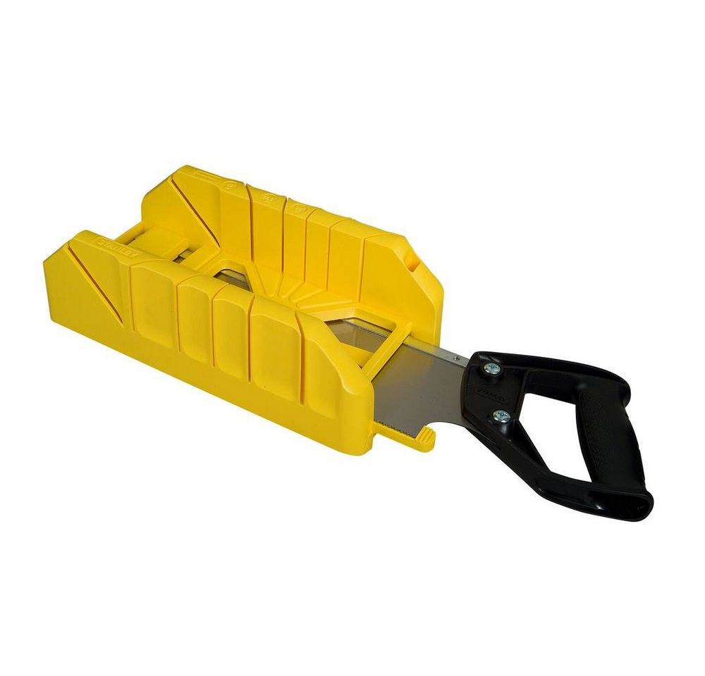 STANLEY Handsäge Gehrungslade PVC 350mm, m. Rueckensaege 1-19-800