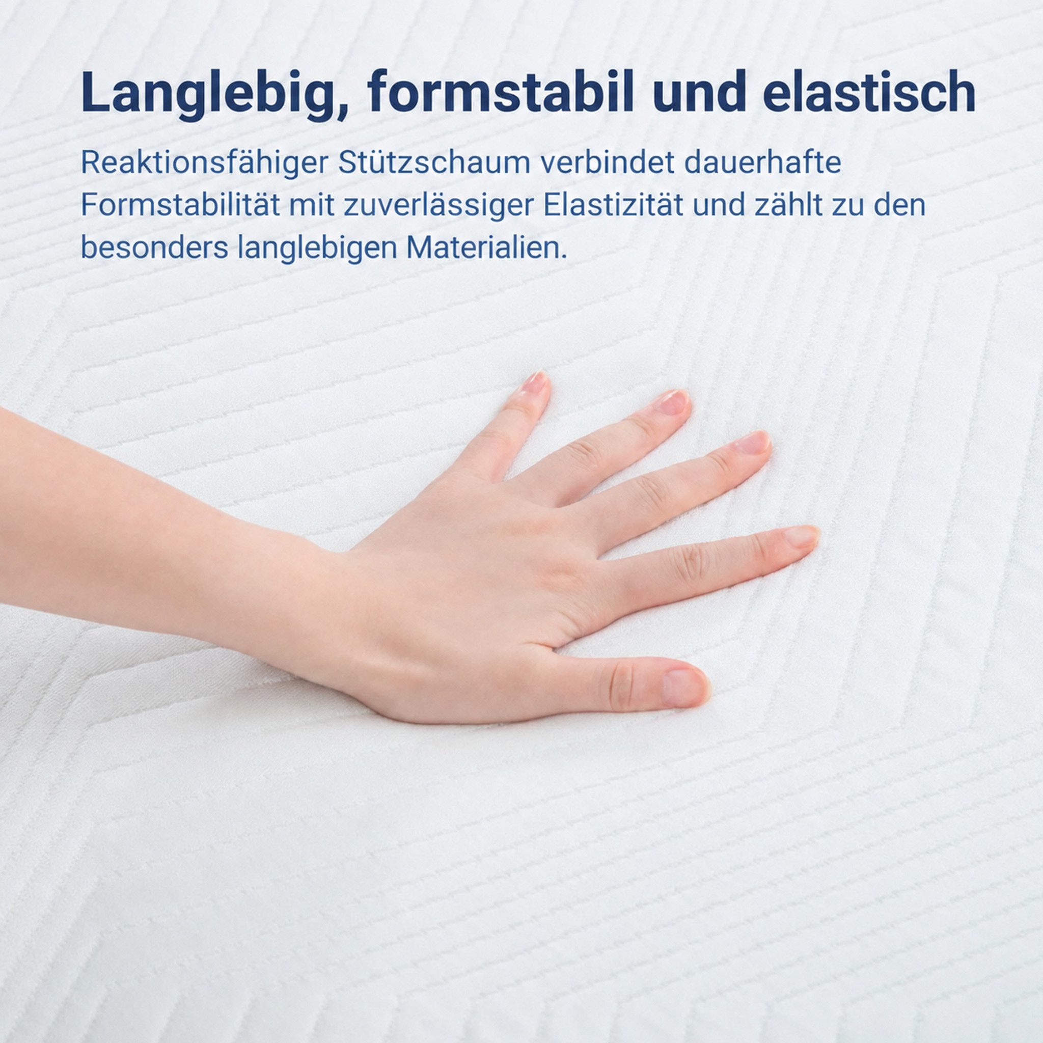 Komfortschaummatratze MLILY Air Schaummatratze H3, 7-Zonen, 18 cm, MLILY, 18 cm hoch, CoolFlex Schaum, AirCell-Struktur und atmungsaktiver Bezug – Bild 4 von 5