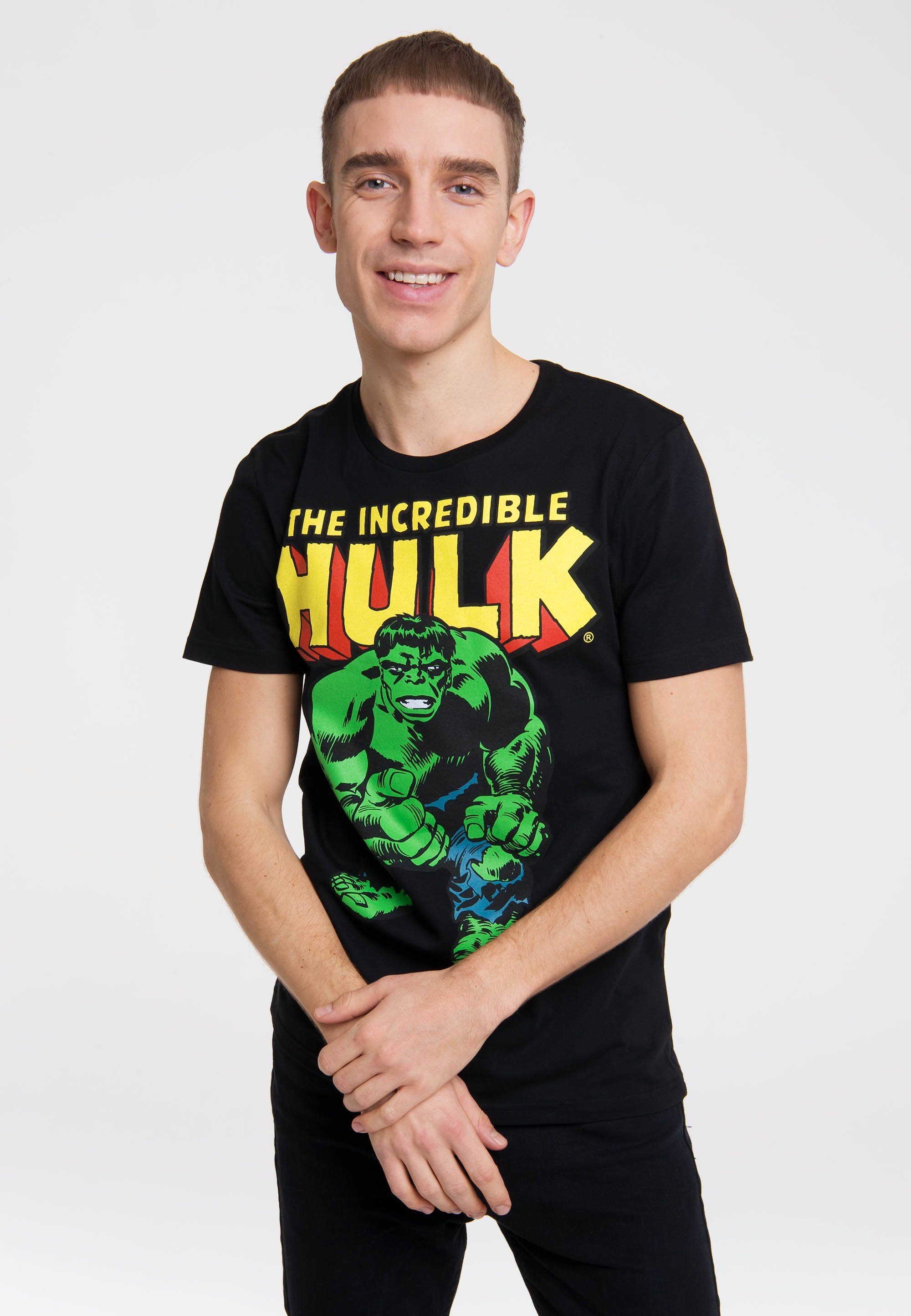 LOGOSHIRT T-Shirt The Incredible Hulk mit tollem Hulk-Print