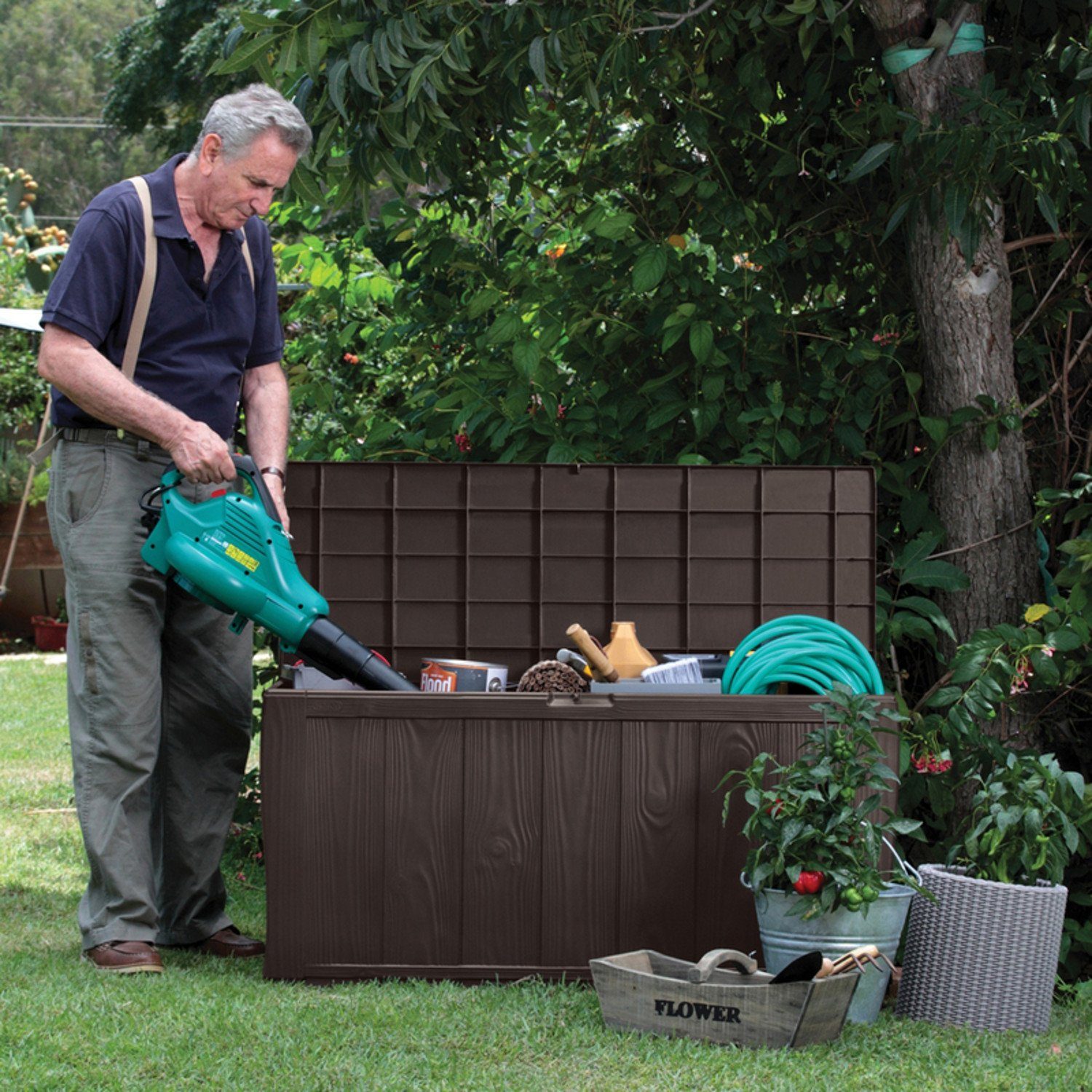 Keter Gartenbox, Sherwood 270L Aufbewahrung