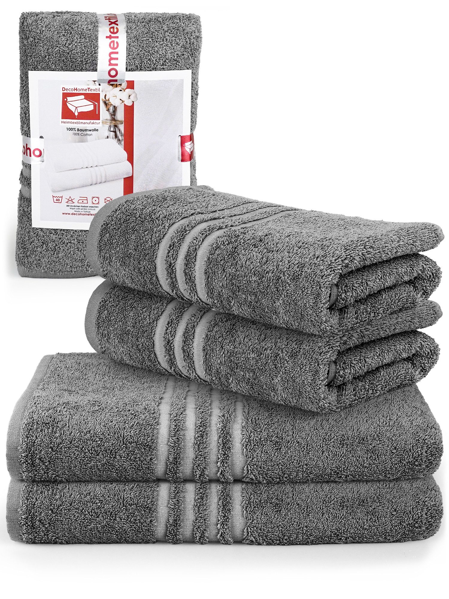 DecoHomeTextil Heimtextilmanufaktur Handtuch Handtuch Set 100% günstig online kaufen