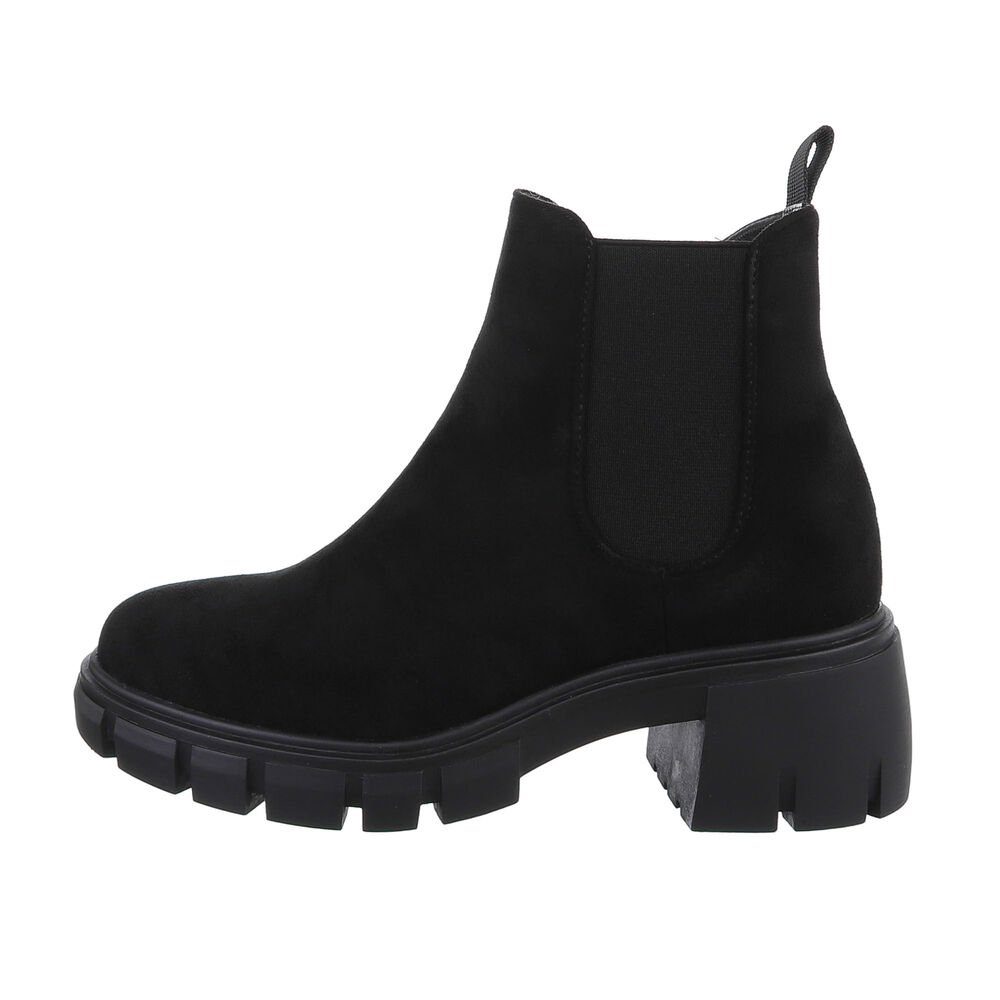 Ital-Design Damen Freizeit Plateaustiefelette (84556867) Blockabsatz günstig online kaufen