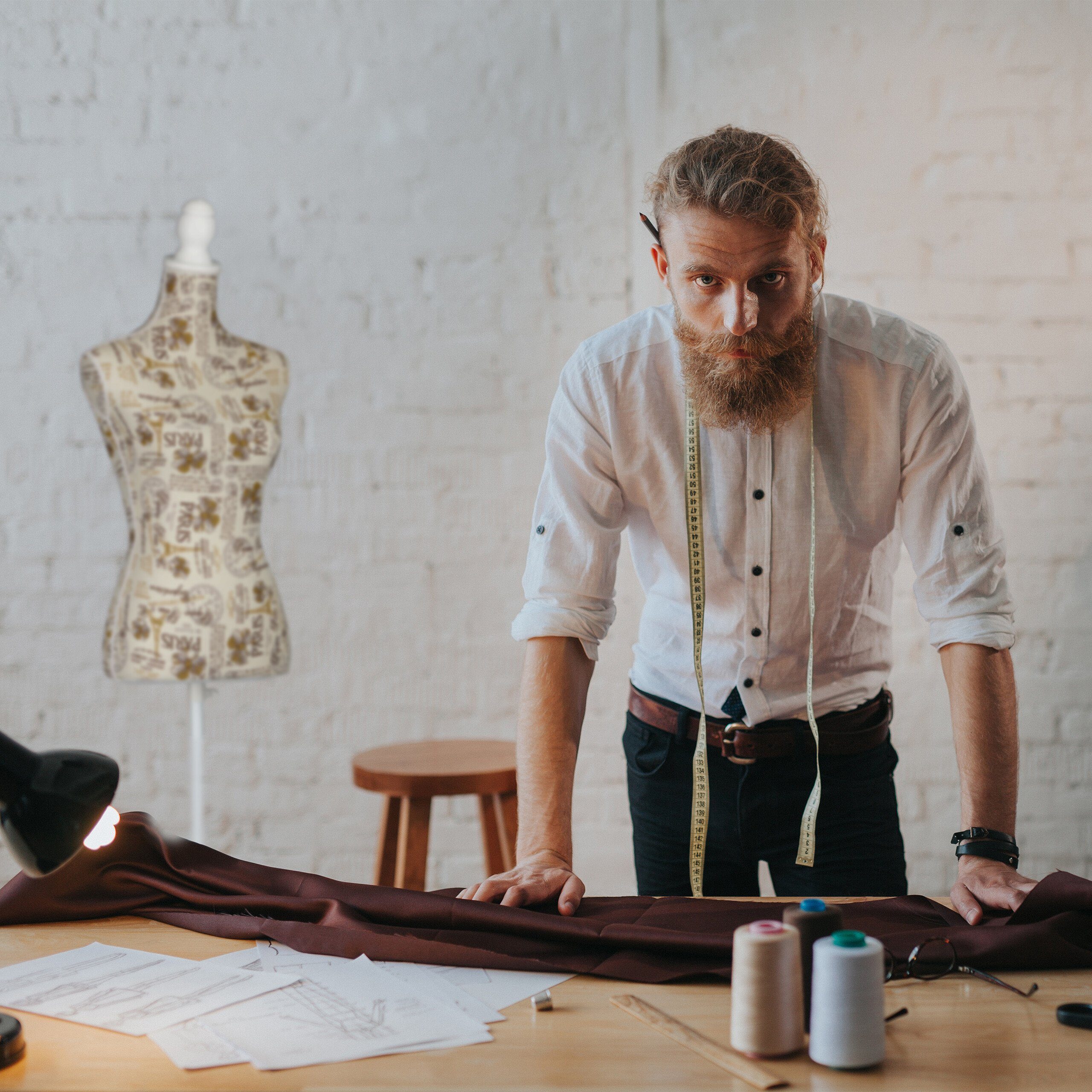 relaxdays Schneiderpuppe höhenverstellbar