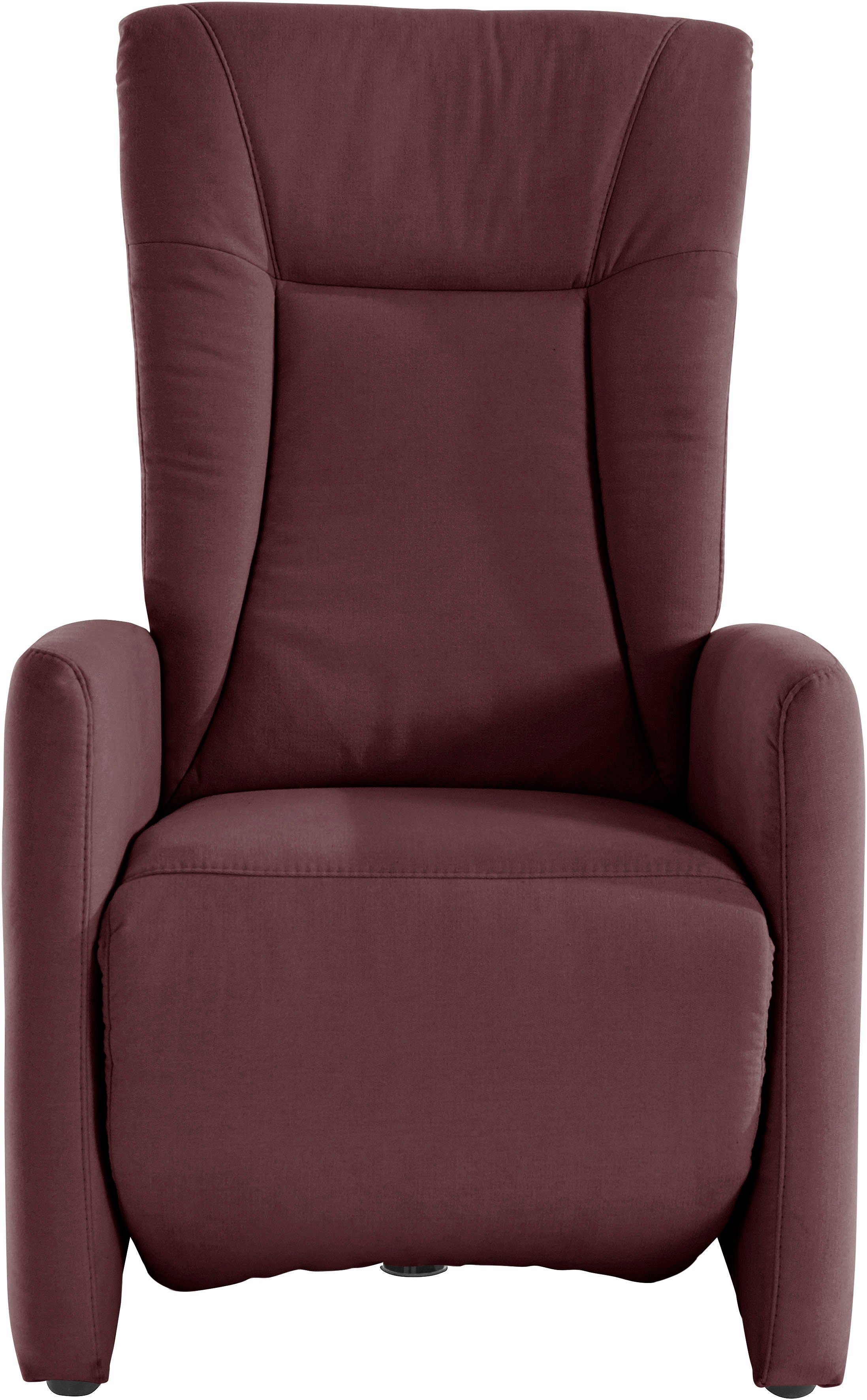 sit&more TV-Sessel Melissa, wahlweise elektrisch oder manuell verstellbar, optional Aufstehhilfe