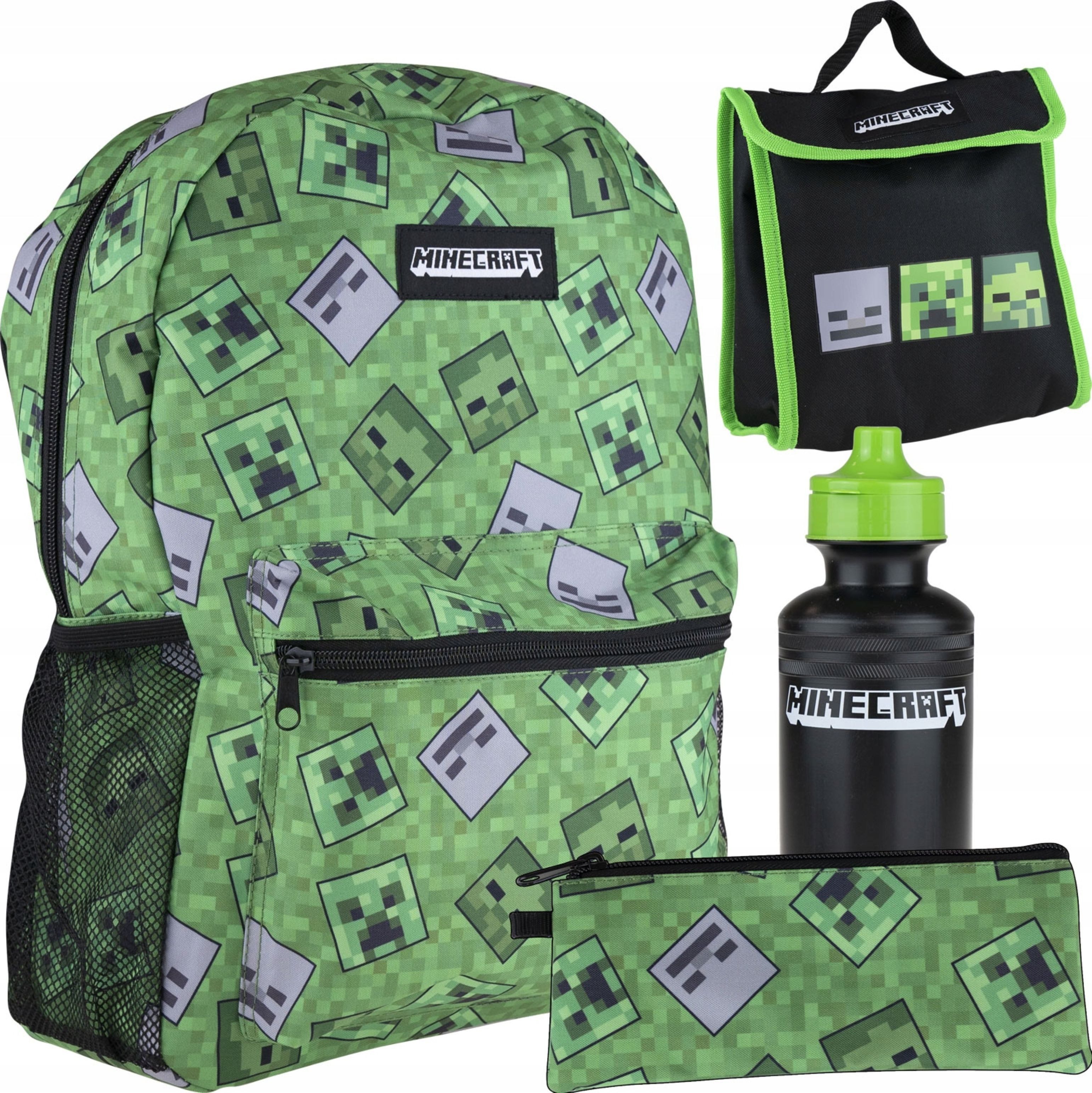 ASTRA Schulranzen Minecraft Schulranzen Set Rucksack