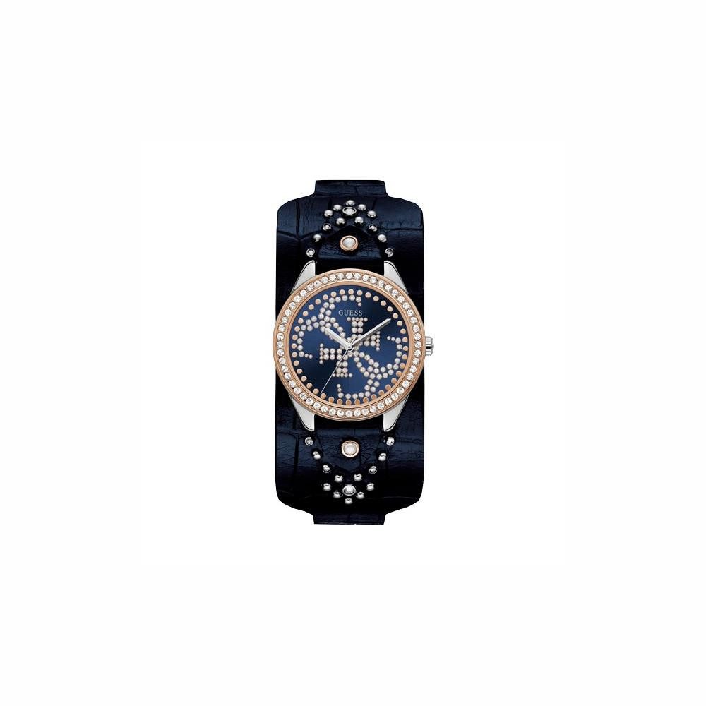 Quarzuhr Guess Damenuhr W1140L3 Ø37mm Armbanduhr Leder