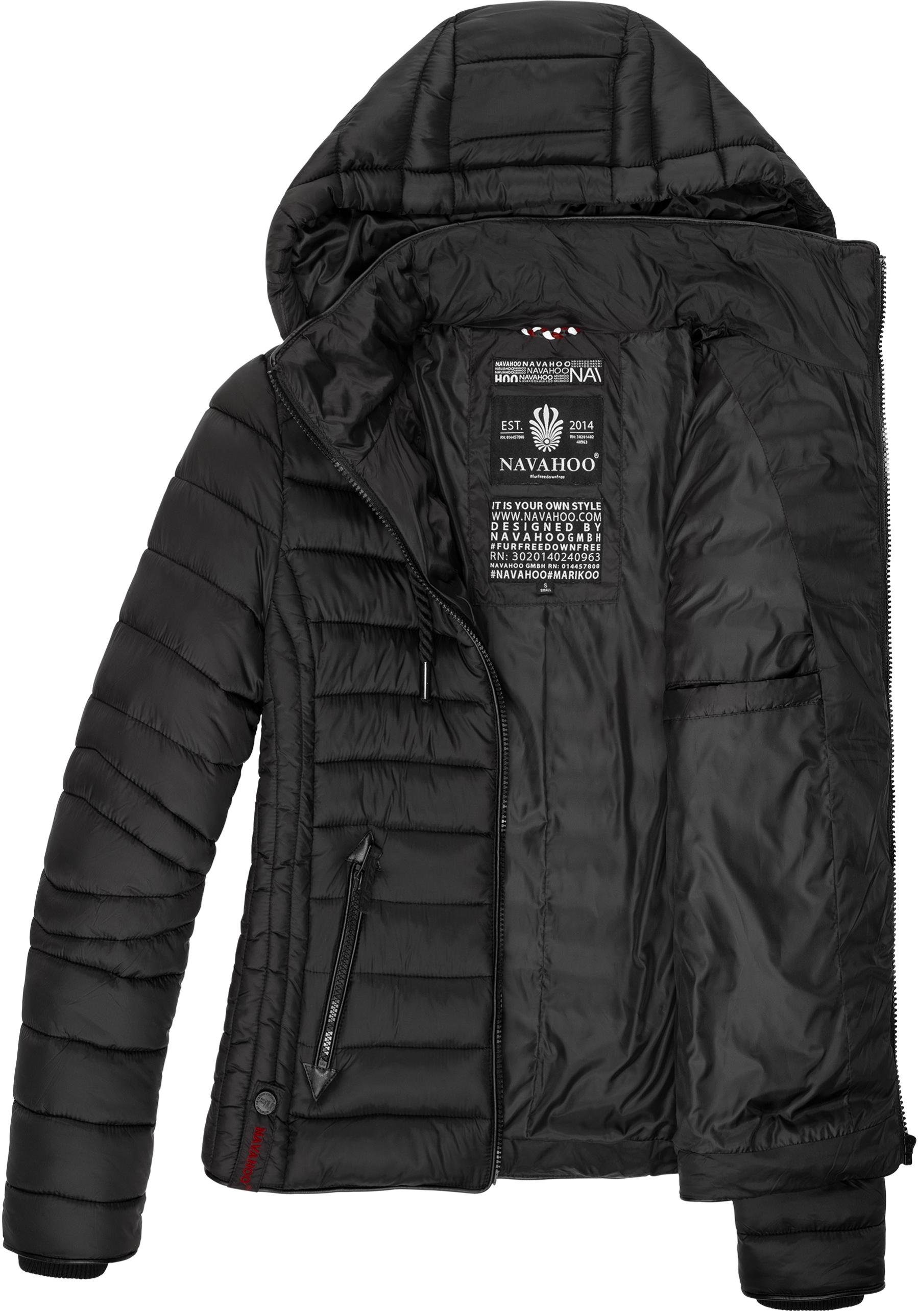Navahoo Steppjacke Lulana leichte Übergangsjacke mit Kapuze – Bild 5 von 5