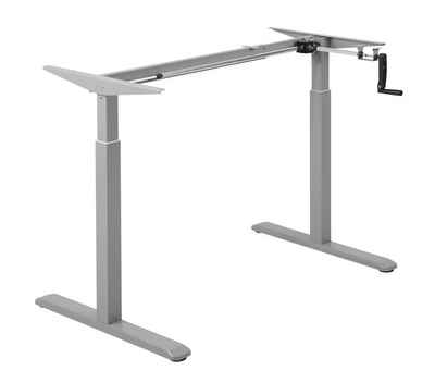 HALTERUNGSPROFI Schreibtisch TS-M01 G höhenverstellbares Schreibtischgestell 73-123 cm bis 70kg, manuell Höhenverstellbar