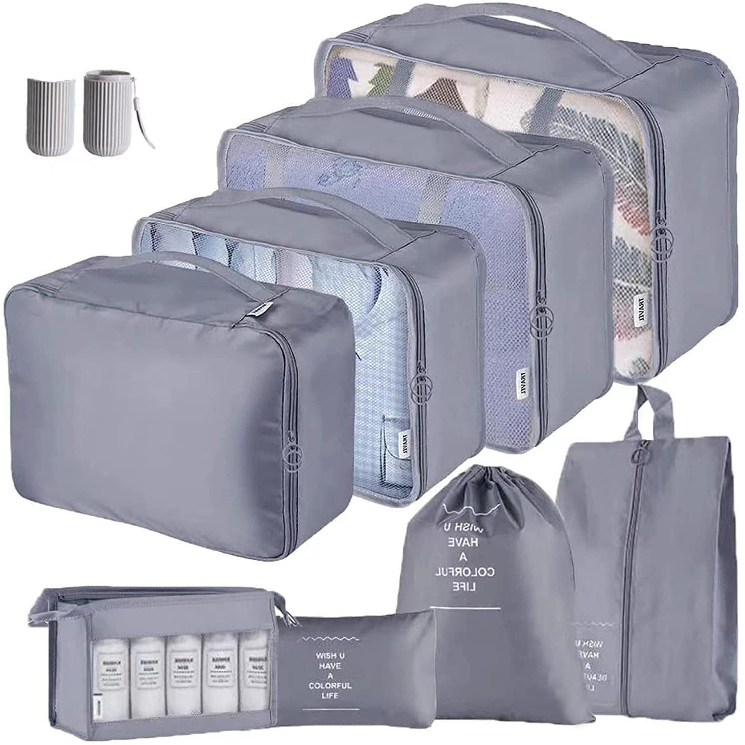 Coonoor Kofferorganizer Set 9-Teilig Kofferorganizer Reisetasche günstig online kaufen