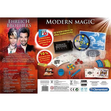 Clementoni® Spiel, Familienspiel Kinderspiel Ehrlich Brothers Modern Magic, Zauberkasten Zaubertricks Set Kinder