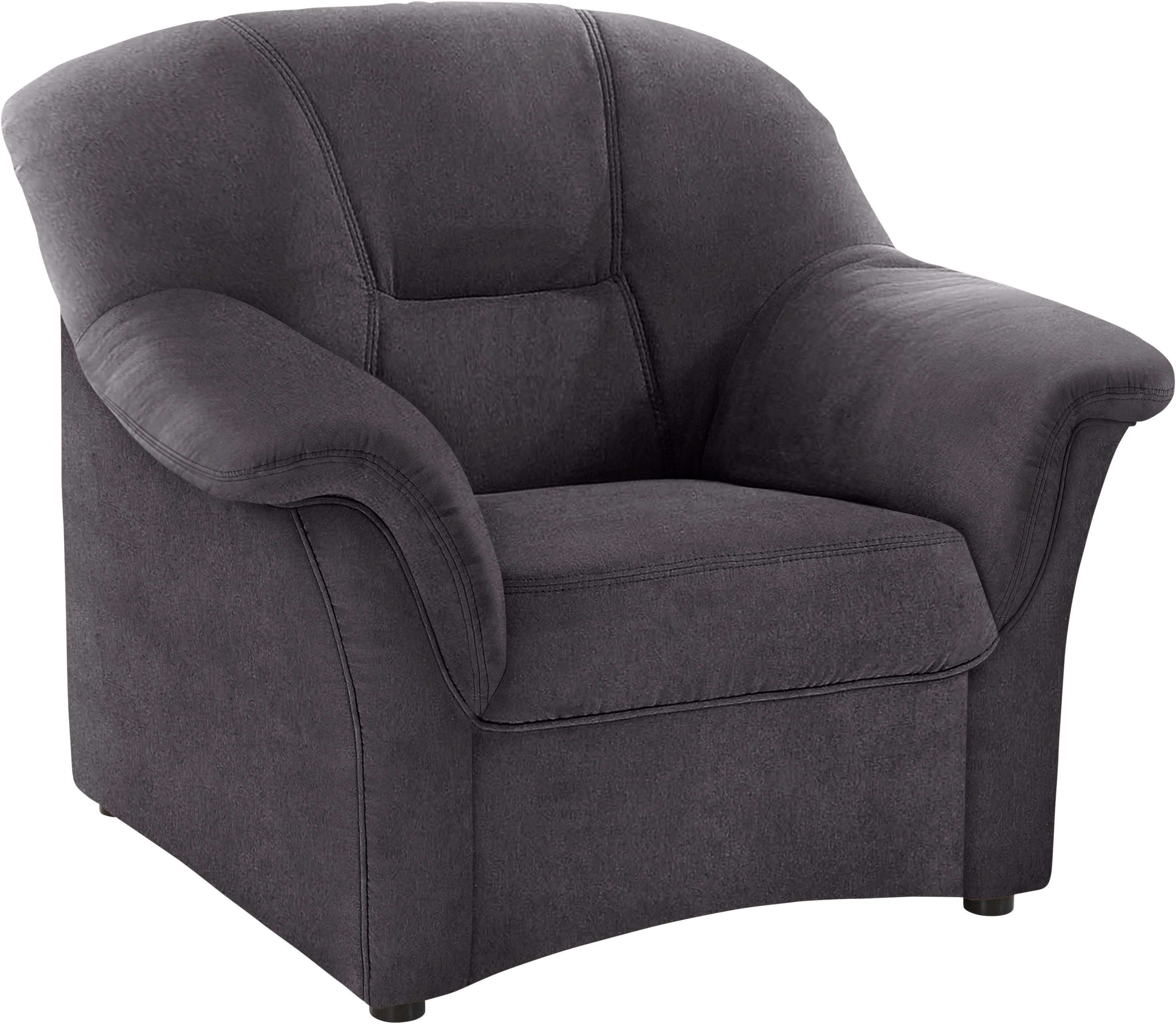 DOMO collection Sessel SARAFINA Breite 102 cm, auch mit Federkern für noch mehr Sitzkomfort!, whlw. mit Federkern, elegantes Design