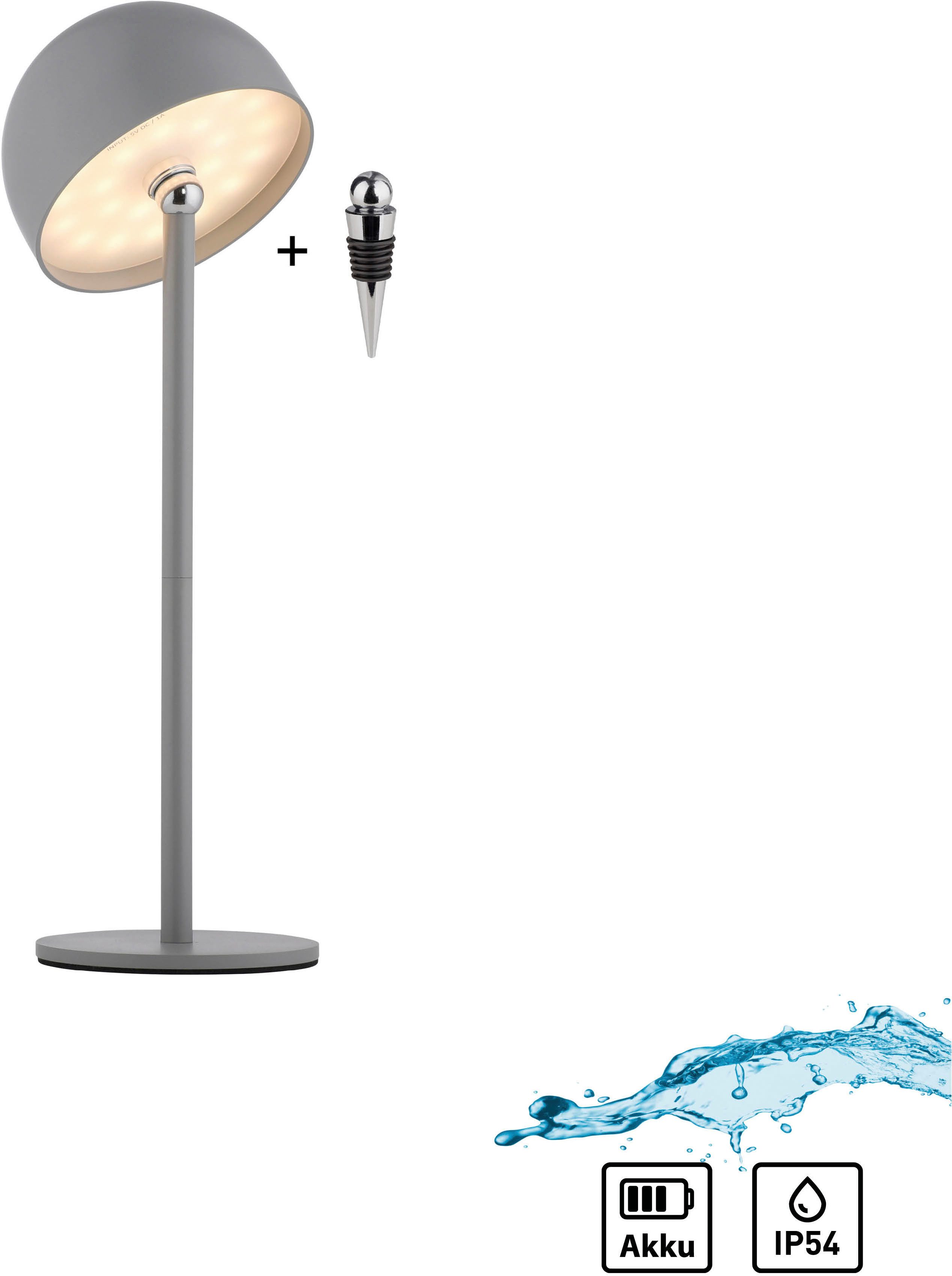 my home Tischleuchte Akku Tischleuchte Hesper Indoor Outdoor, magnetischer günstig online kaufen