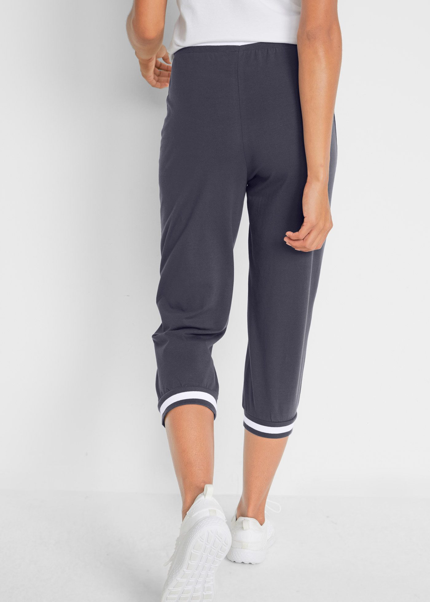 bonprix Jogginghose Jogginghose, 3/4-Länge aus Baumwollmix günstig online kaufen