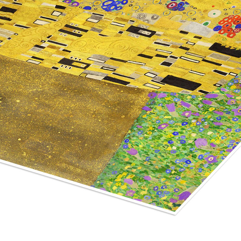 Posterlounge Wandbild Der Kuss, Gustav Klimt, erhältlich als Poster, Leinwandbild, Wandsticker oder Acrylglasbild