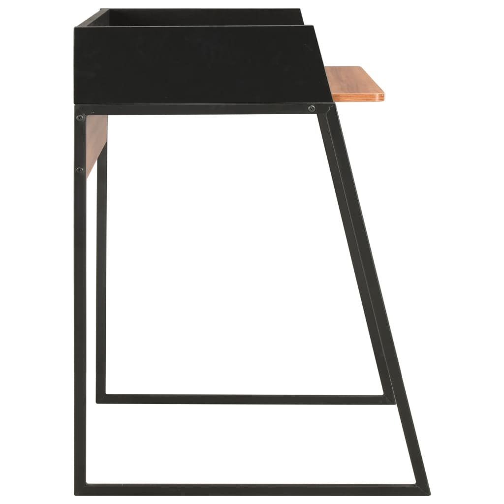 cm Schwarz Schreibtisch furnicato Braun und 90x60x88